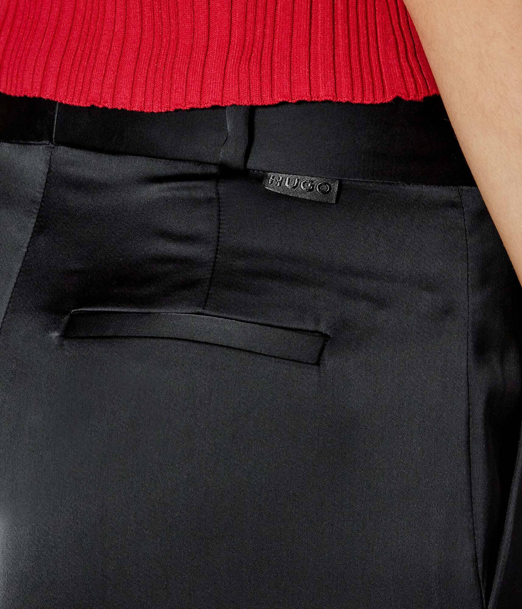 Hugo De satin pantaloni Hanira-1 | Loose fit
