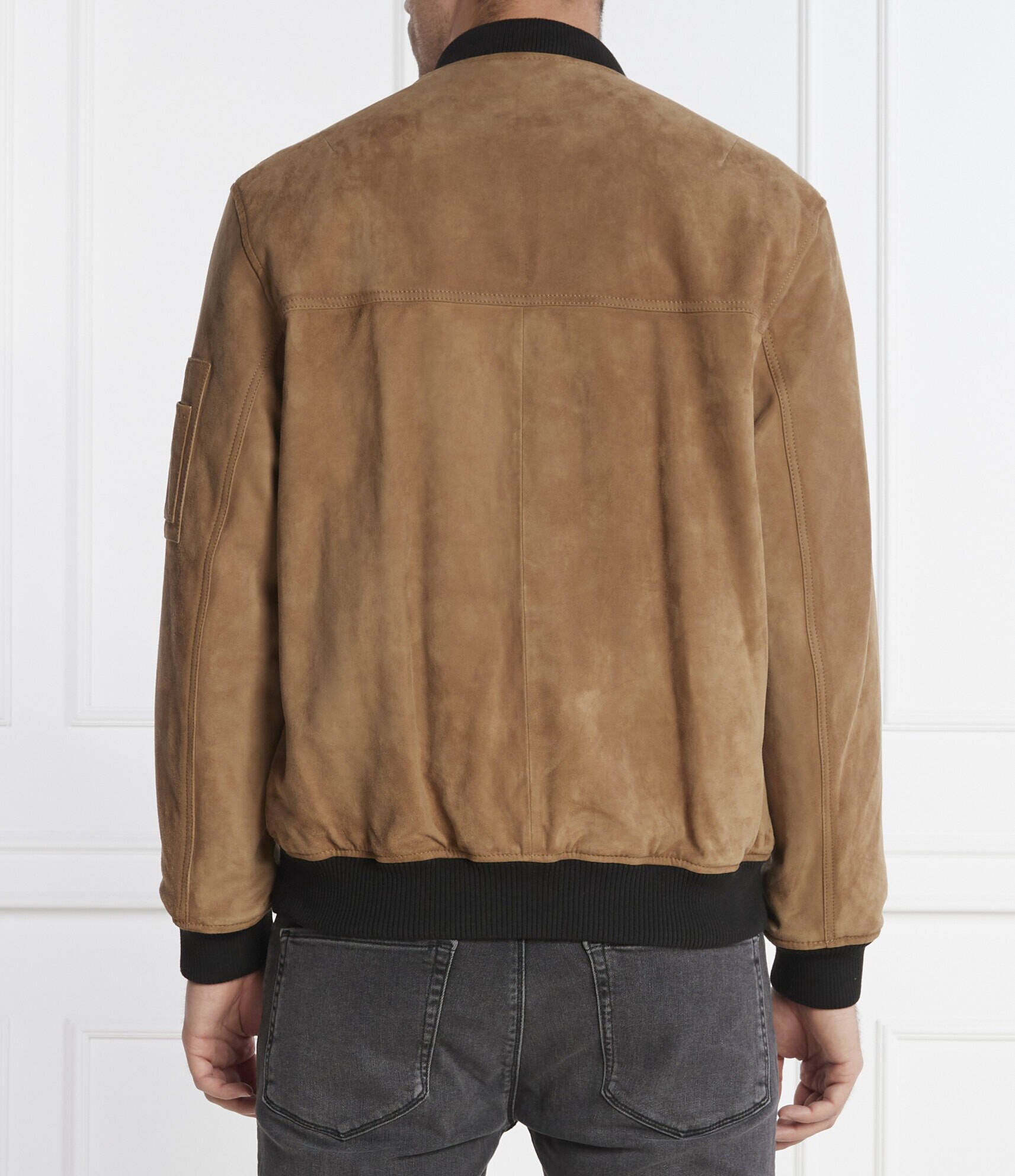 Hugo Geacă bomber Leato | regular fit | piele întoarsă