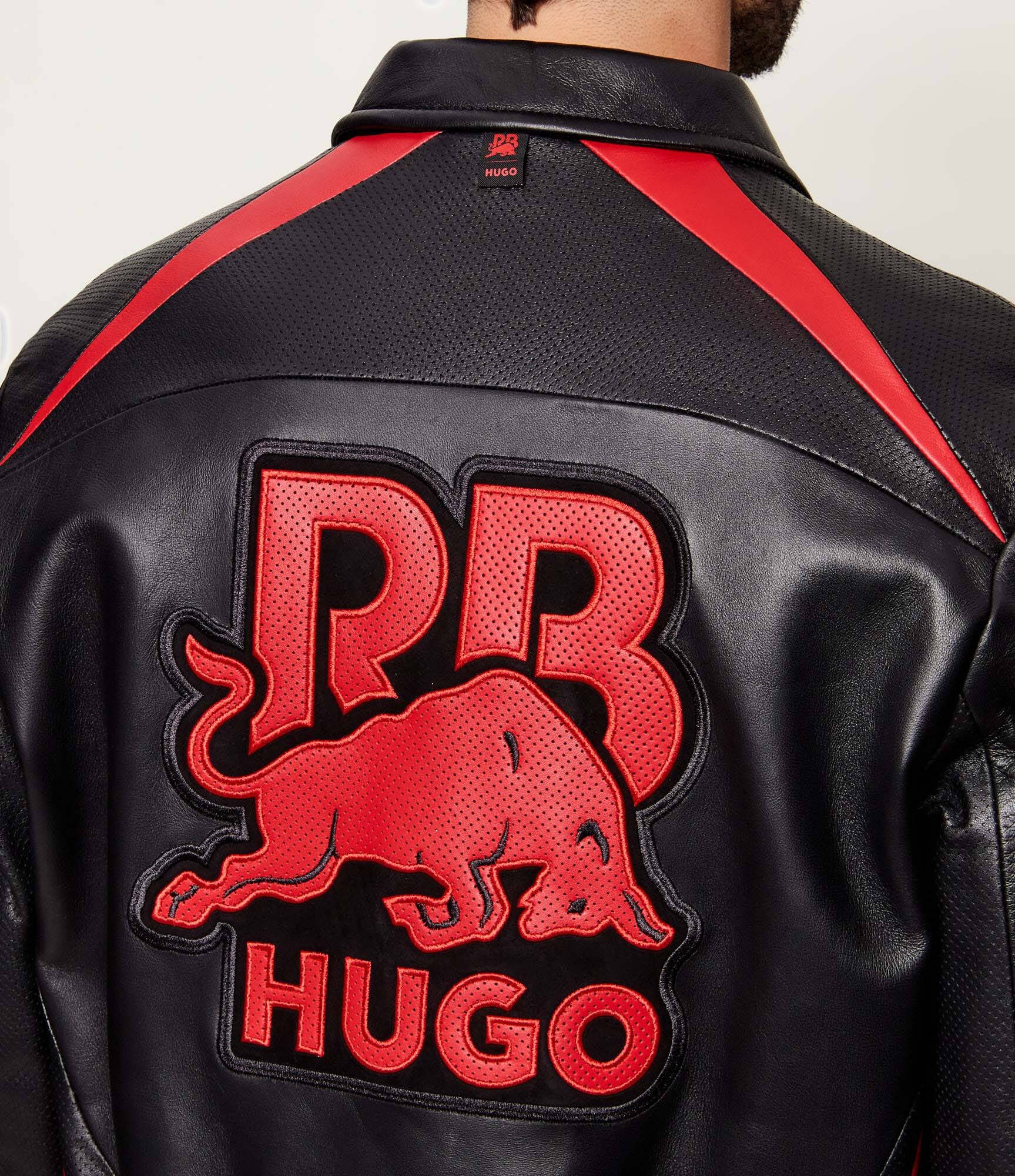 Hugo Geacă de piele bomber Lugor | x Racing Bulls | Relaxed fit