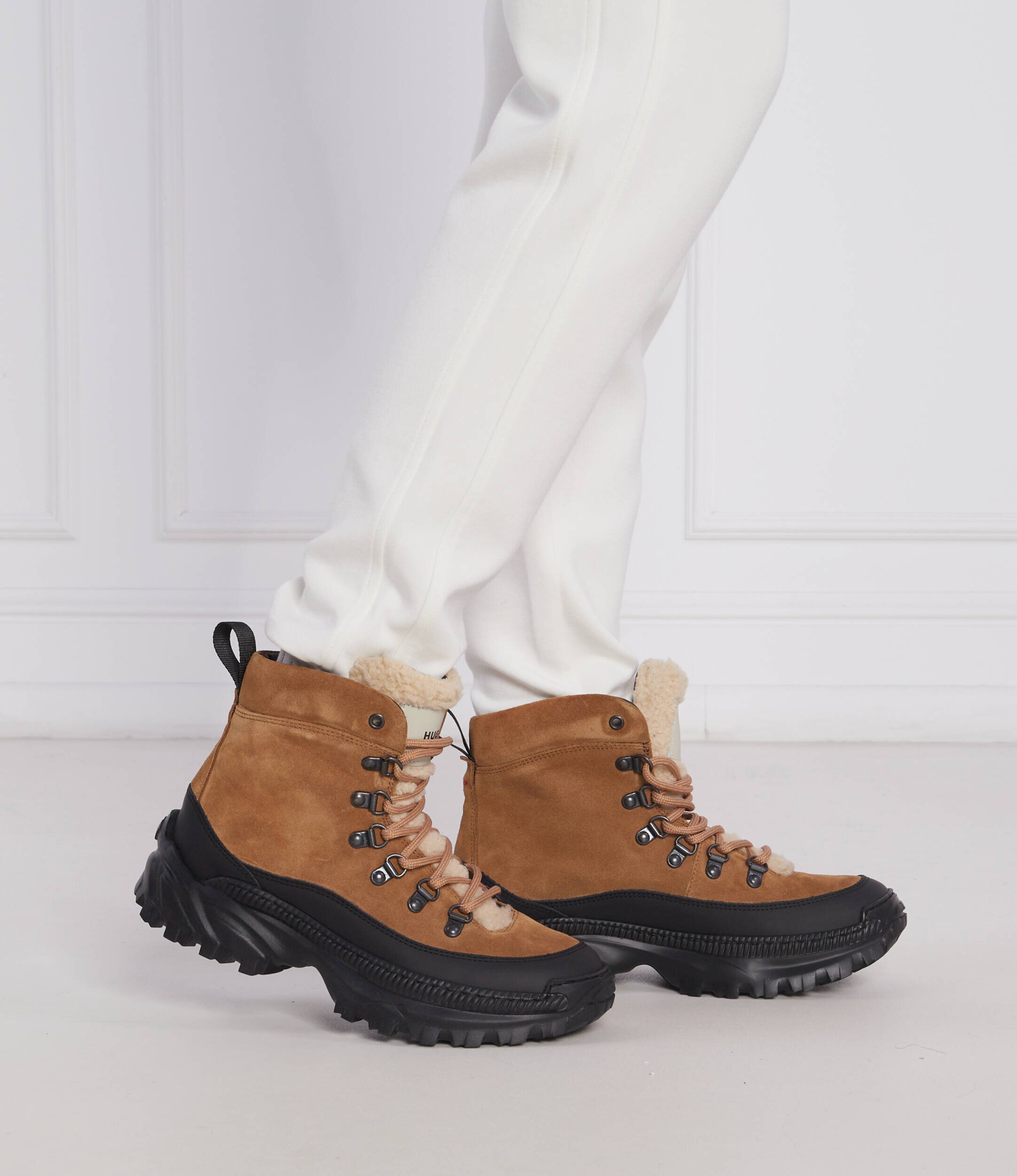 Hugo Ghete de trekking Jace FurLaceUpB-Smix | piele întoarsă
