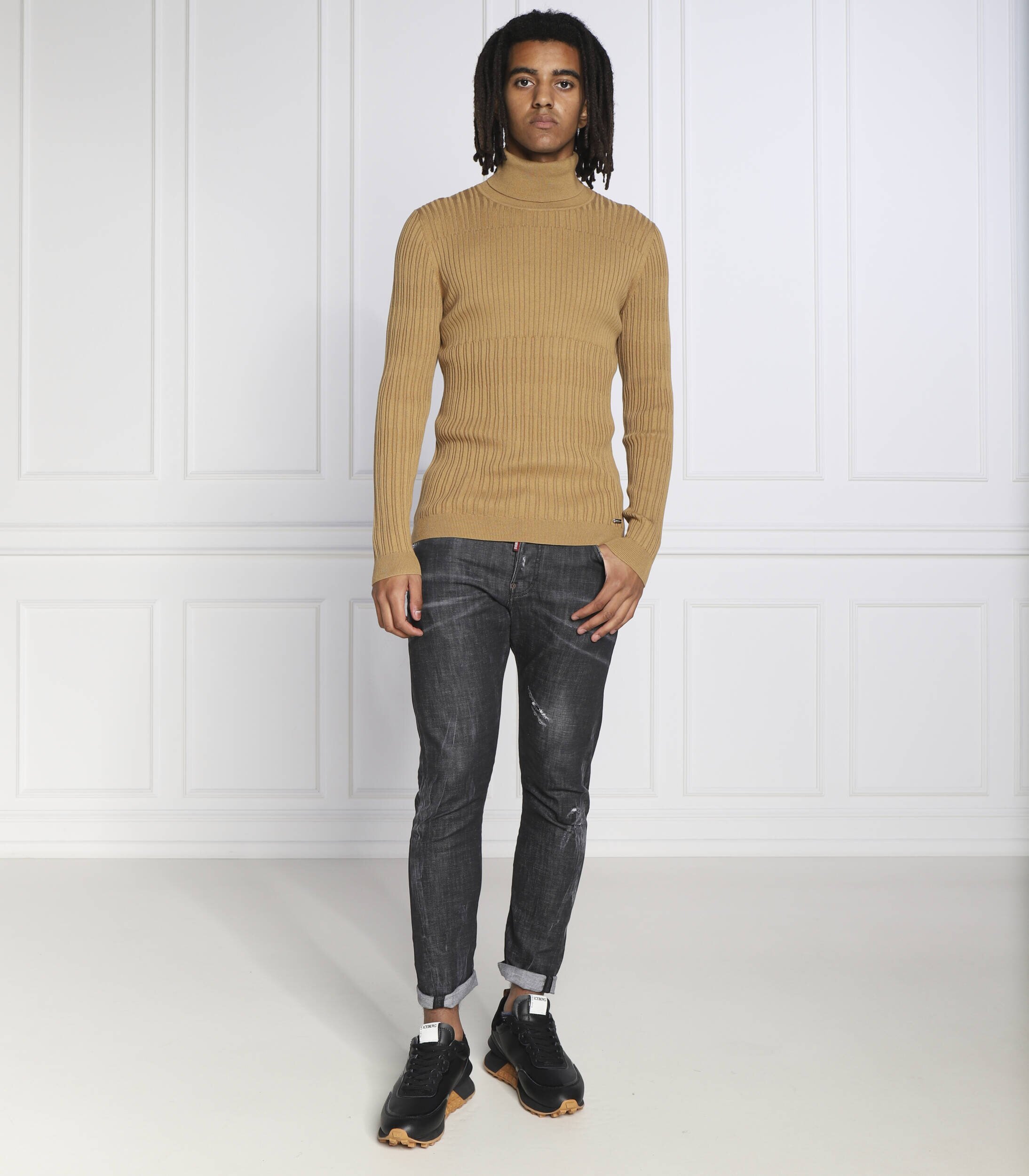 Hugo Golf Smaxo | Slim Fit cu adaos de lână