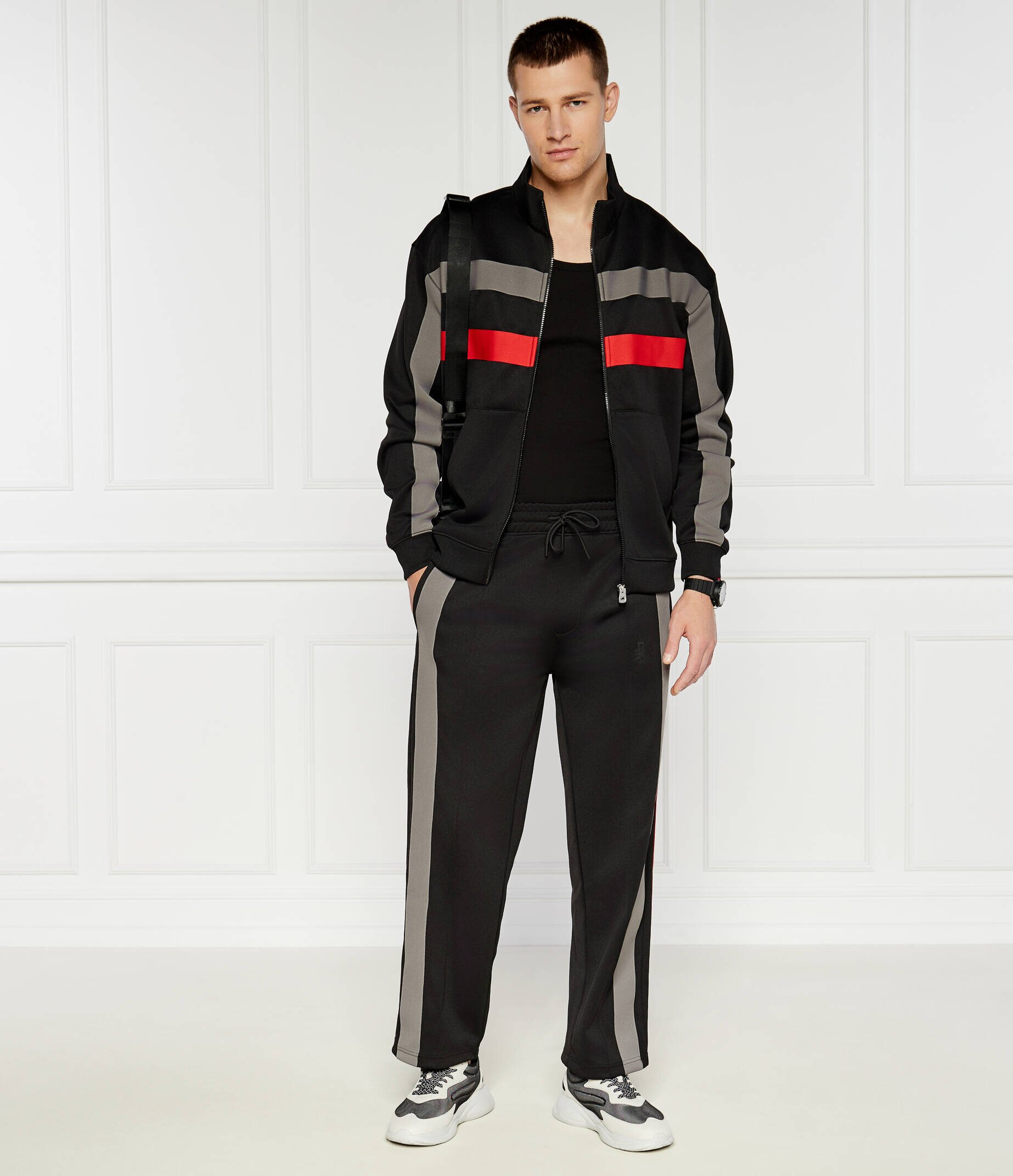 Hugo Pantaloni de trening | x Racing Bulls | Loose fit
