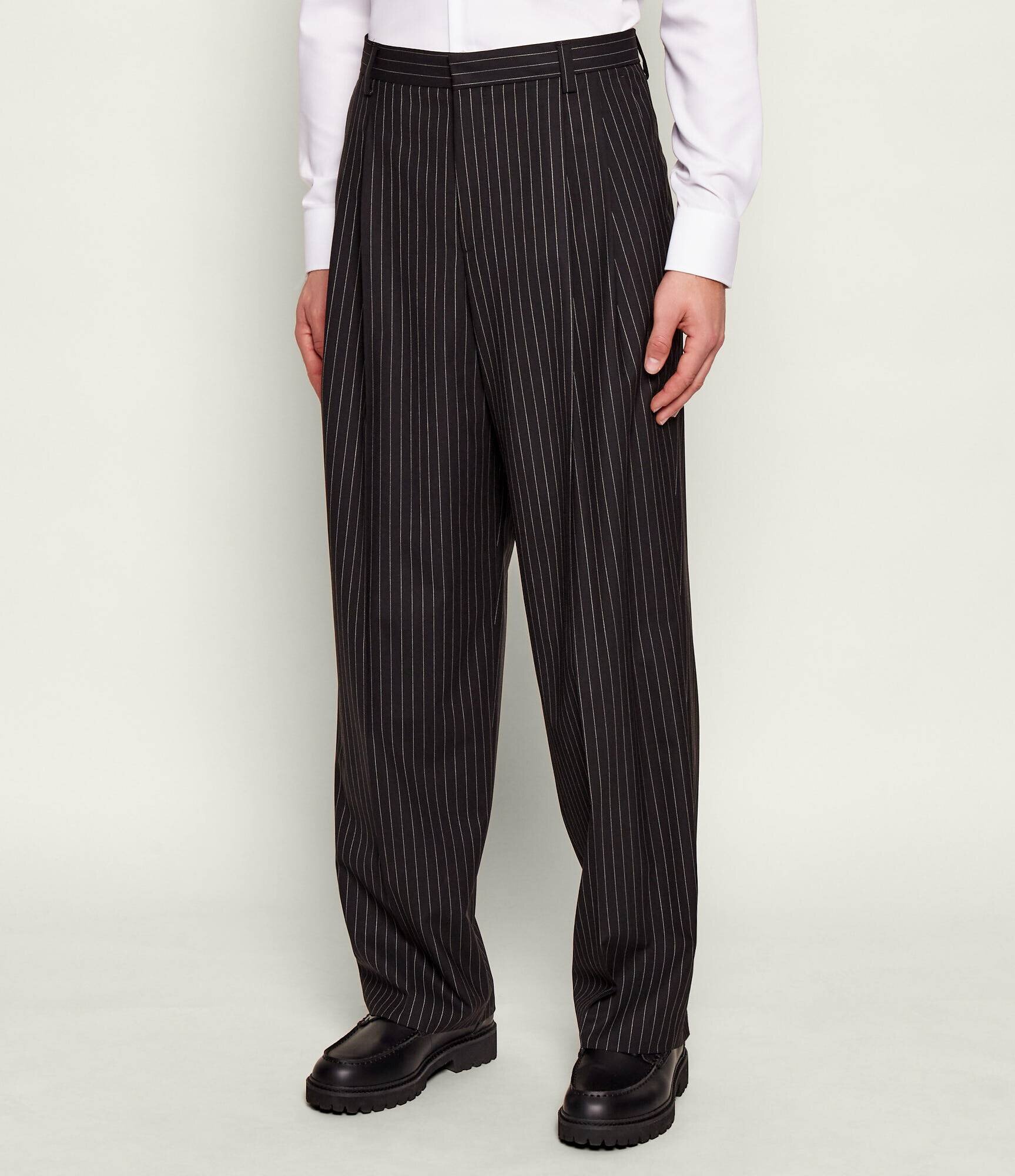 Hugo Pantaloni Fedix251 | Relaxed fit cu adaos de lână
