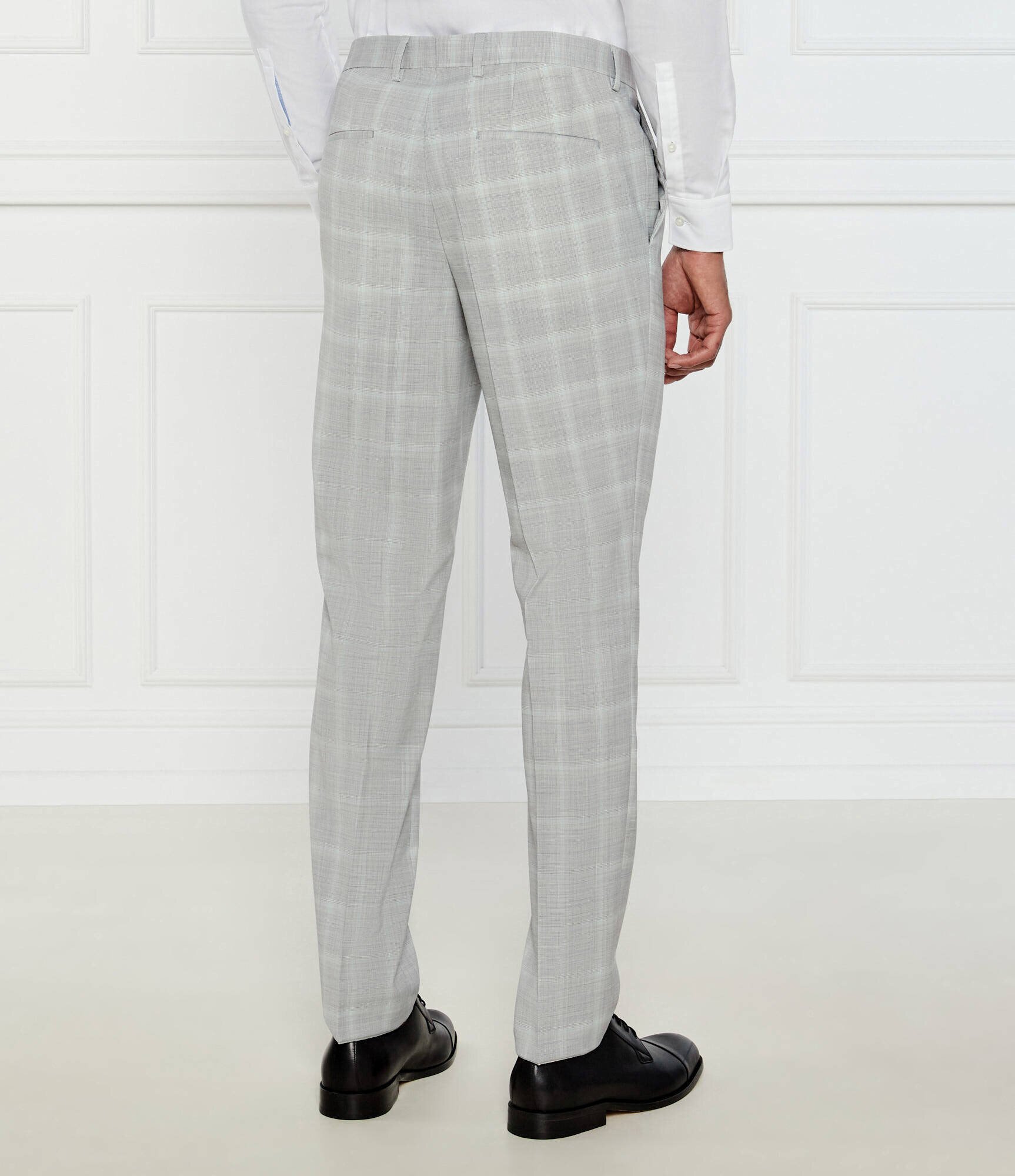 Hugo Pantaloni Getlin232X | Slim Fit cu adaos de lână