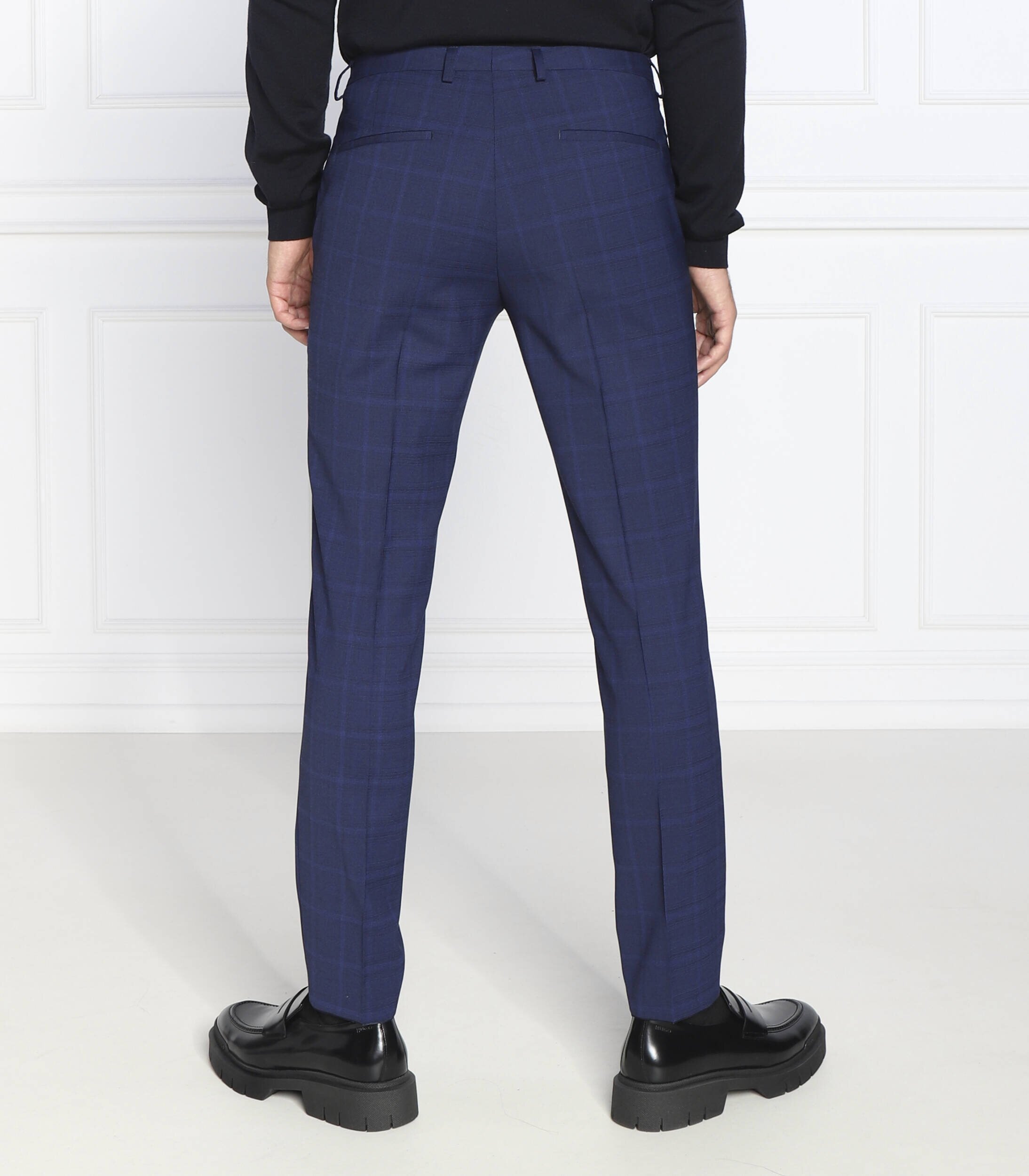 Hugo Pantaloni Hesten212 | Regular Fit cu adaos de lână