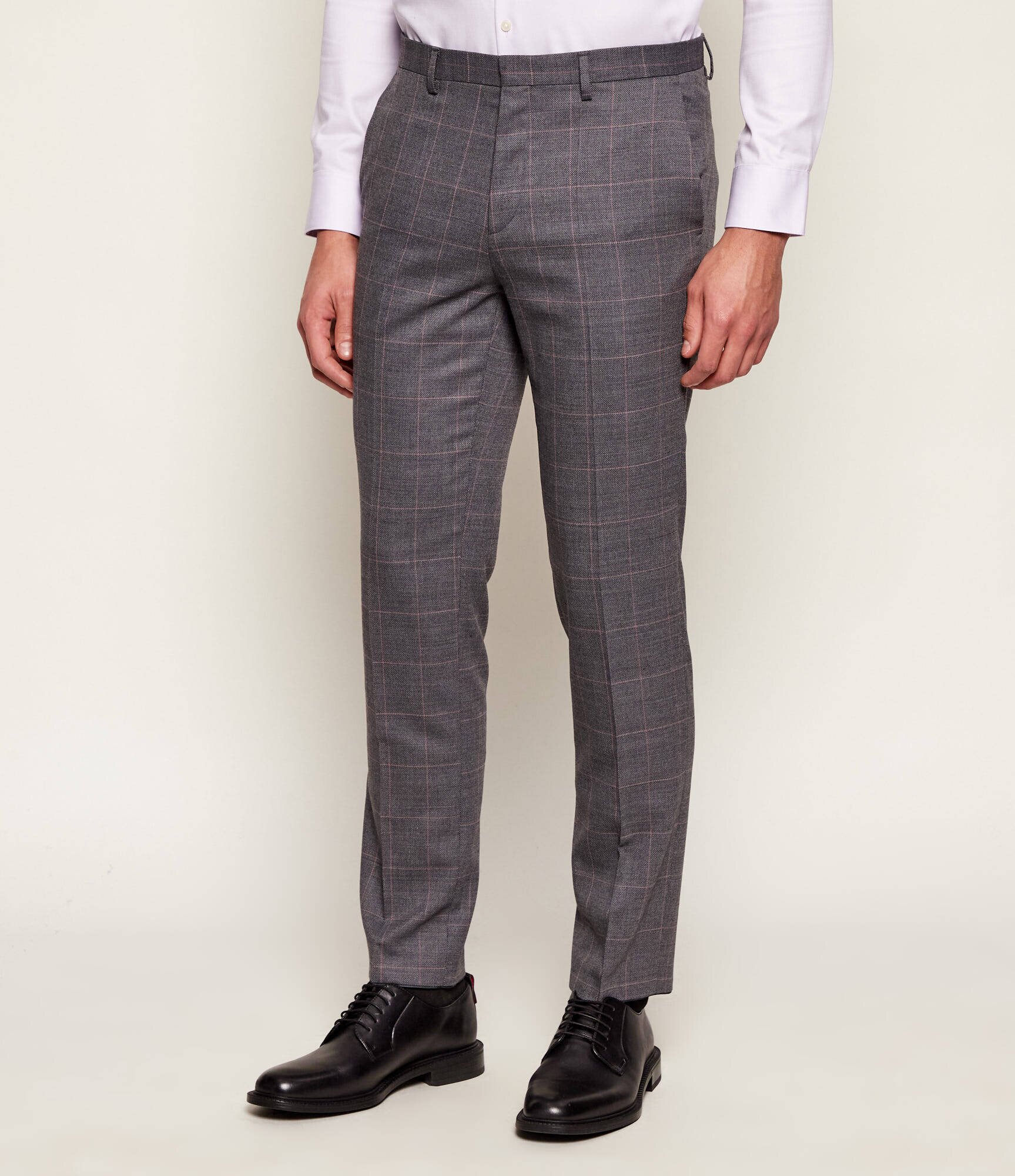 Hugo Pantaloni Hesten253X | Extra slim fit cu adaos de lână