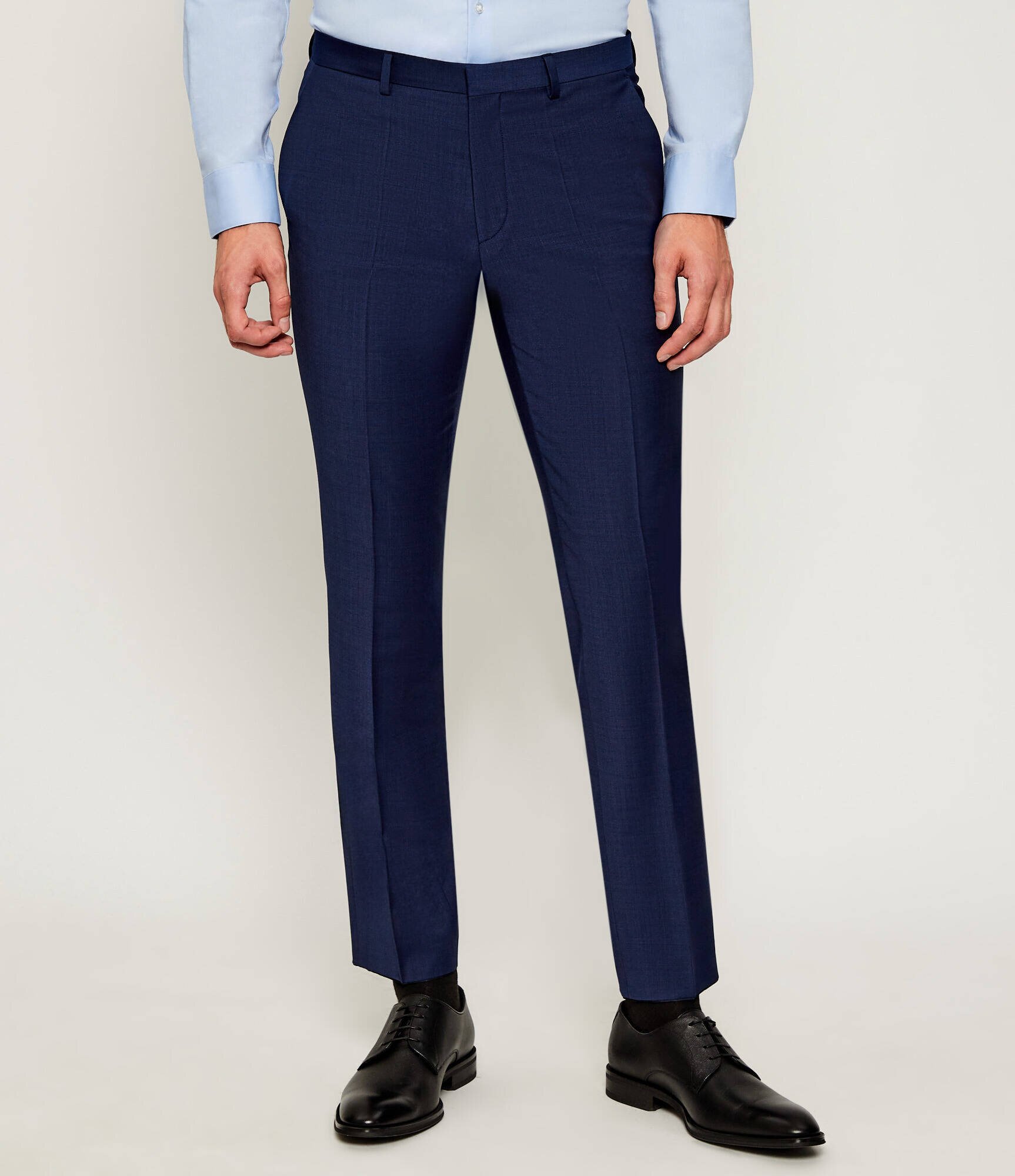 Hugo Pantaloni Hesten253X | Extra slim fit cu adaos de lână