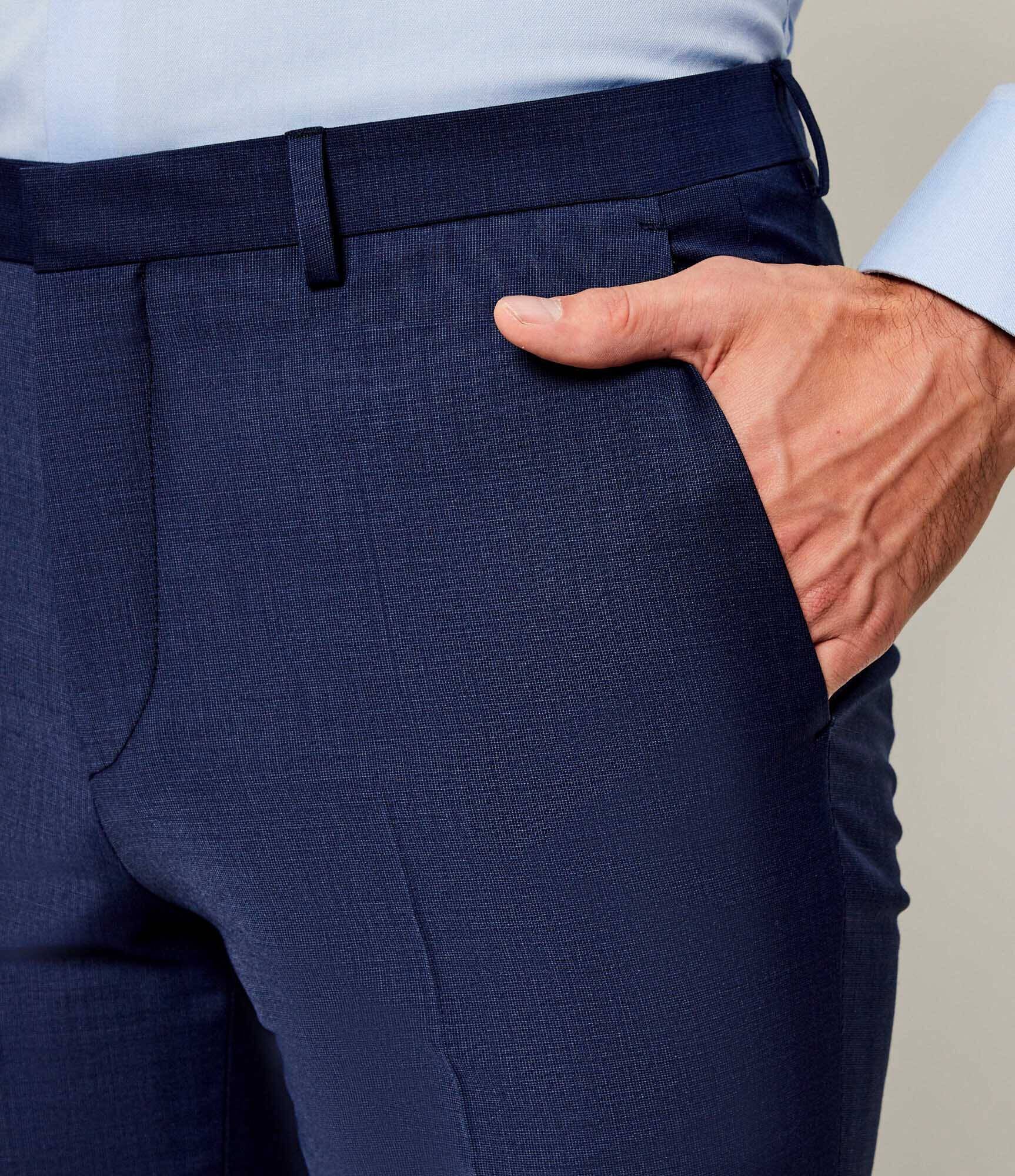 Hugo Pantaloni Hesten253X | Extra slim fit cu adaos de lână
