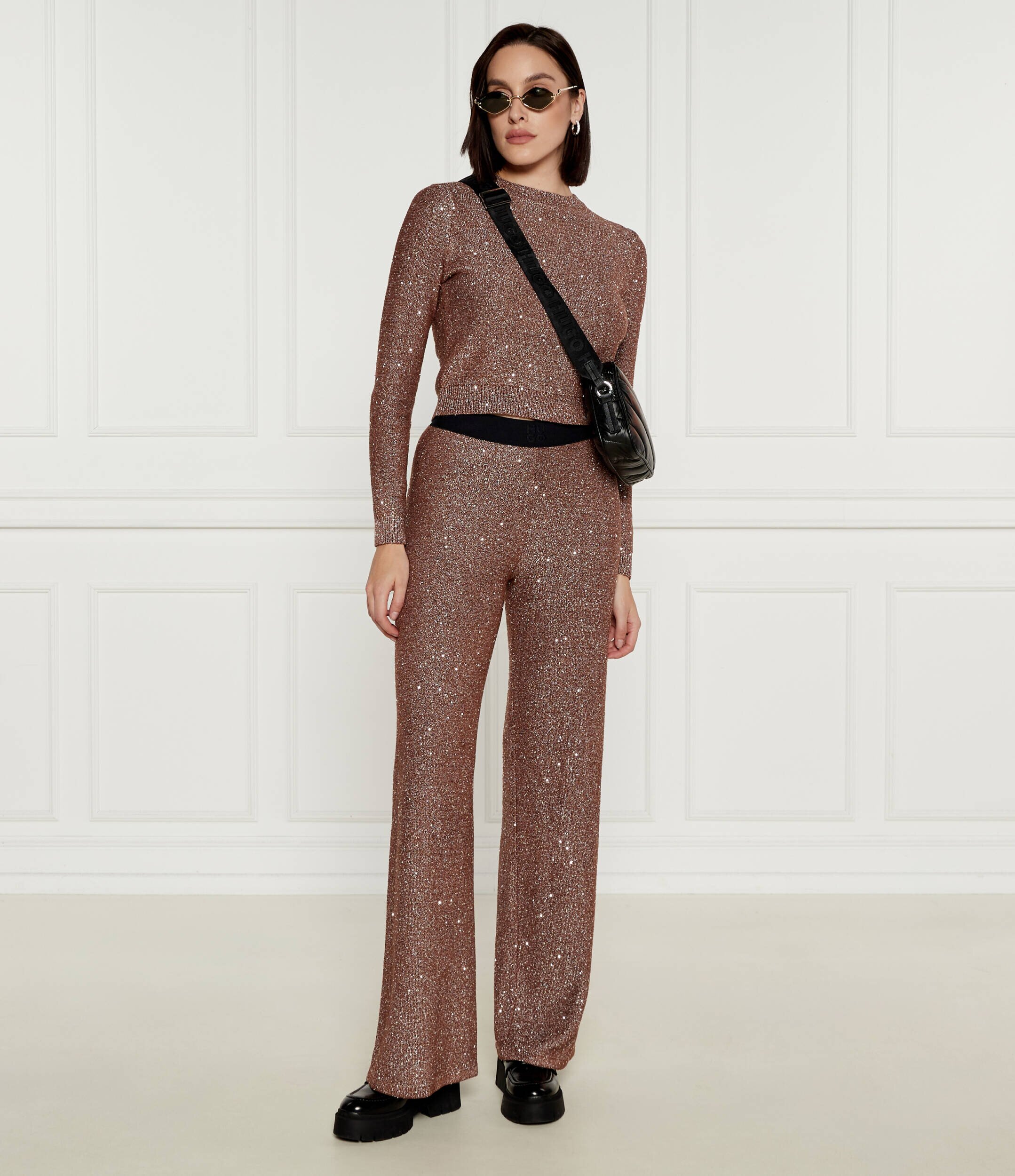 Hugo Pantaloni Savesti | flare fit