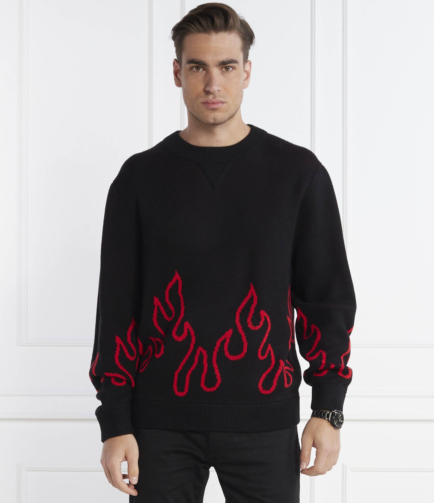 Hugo Pulover Sfire | Regular Fit cu adaos de lână