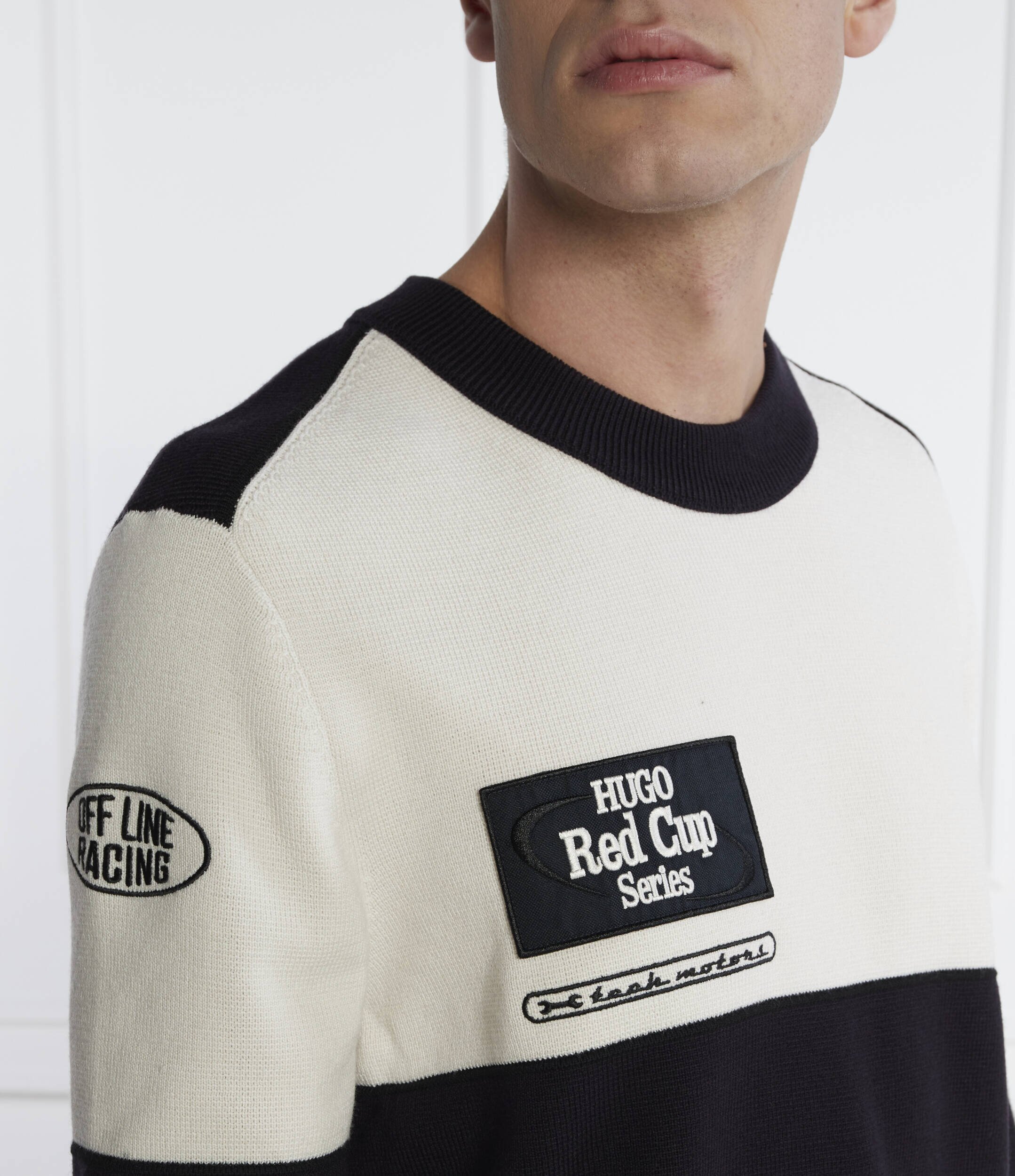 Hugo Pulover soccar | Regular Fit cu adaos de lână