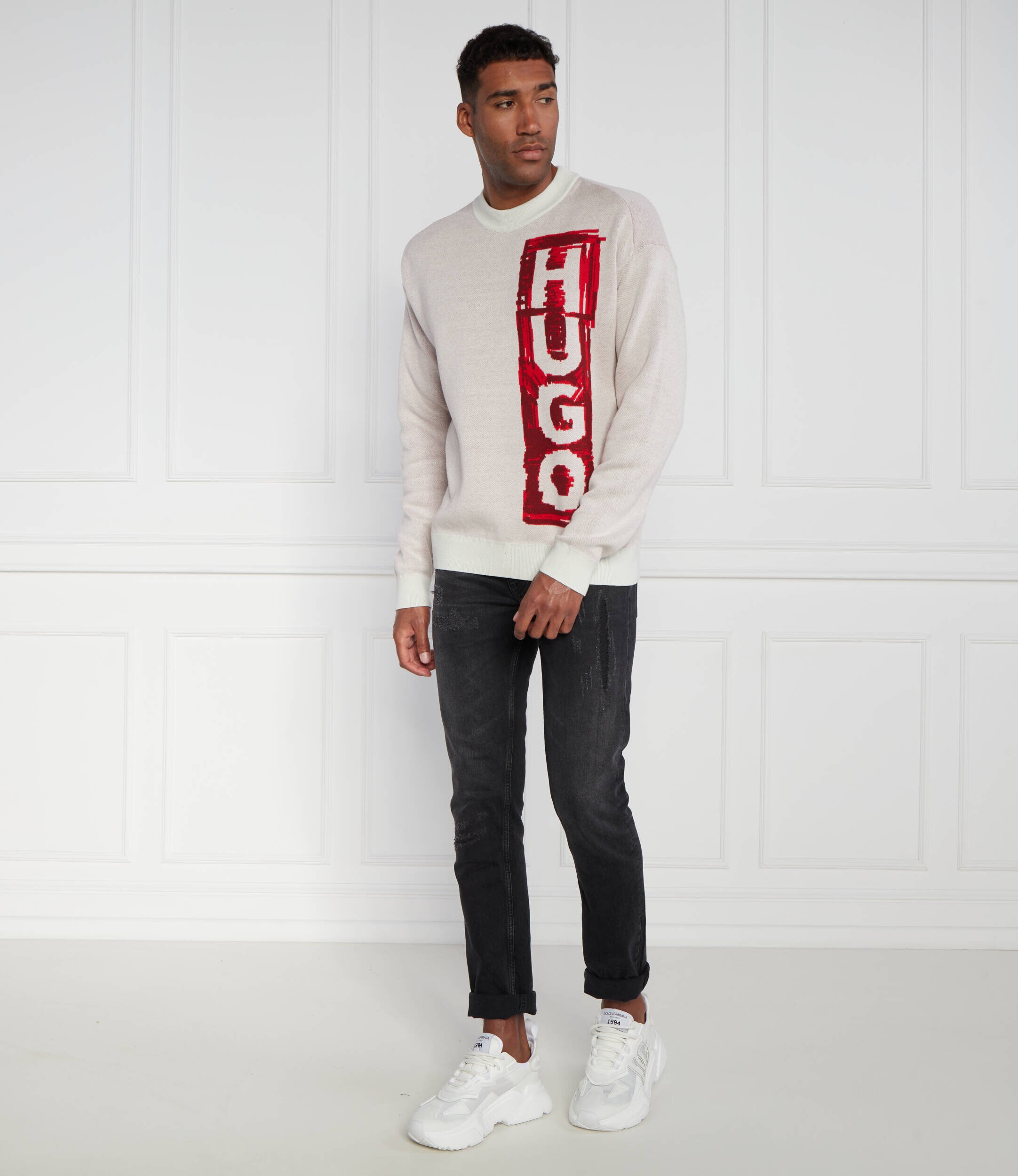 Hugo Pulover Soh | Regular Fit cu adaos de lână