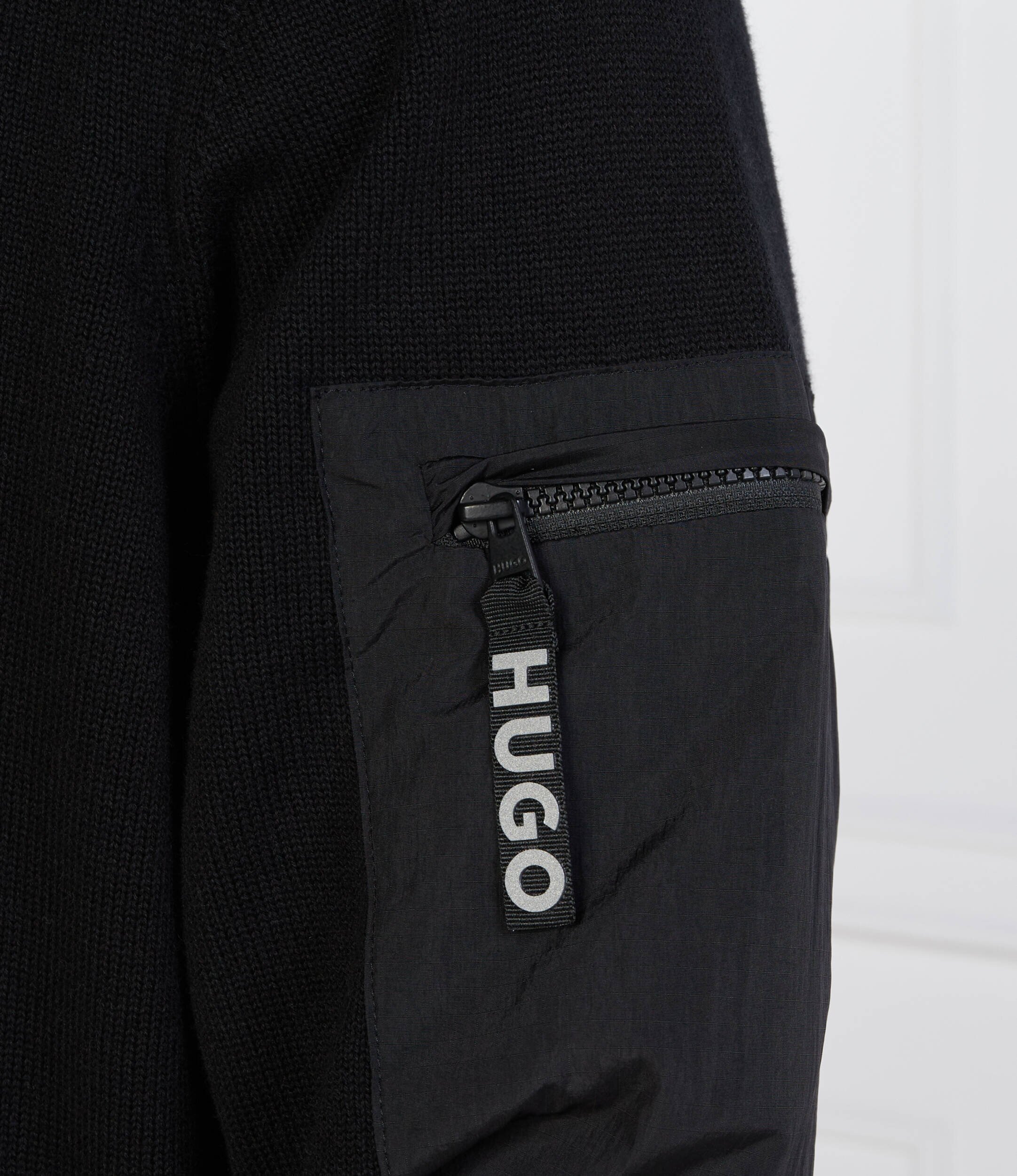 Hugo Pulover Sutil | Relaxed fit cu adaos de lână