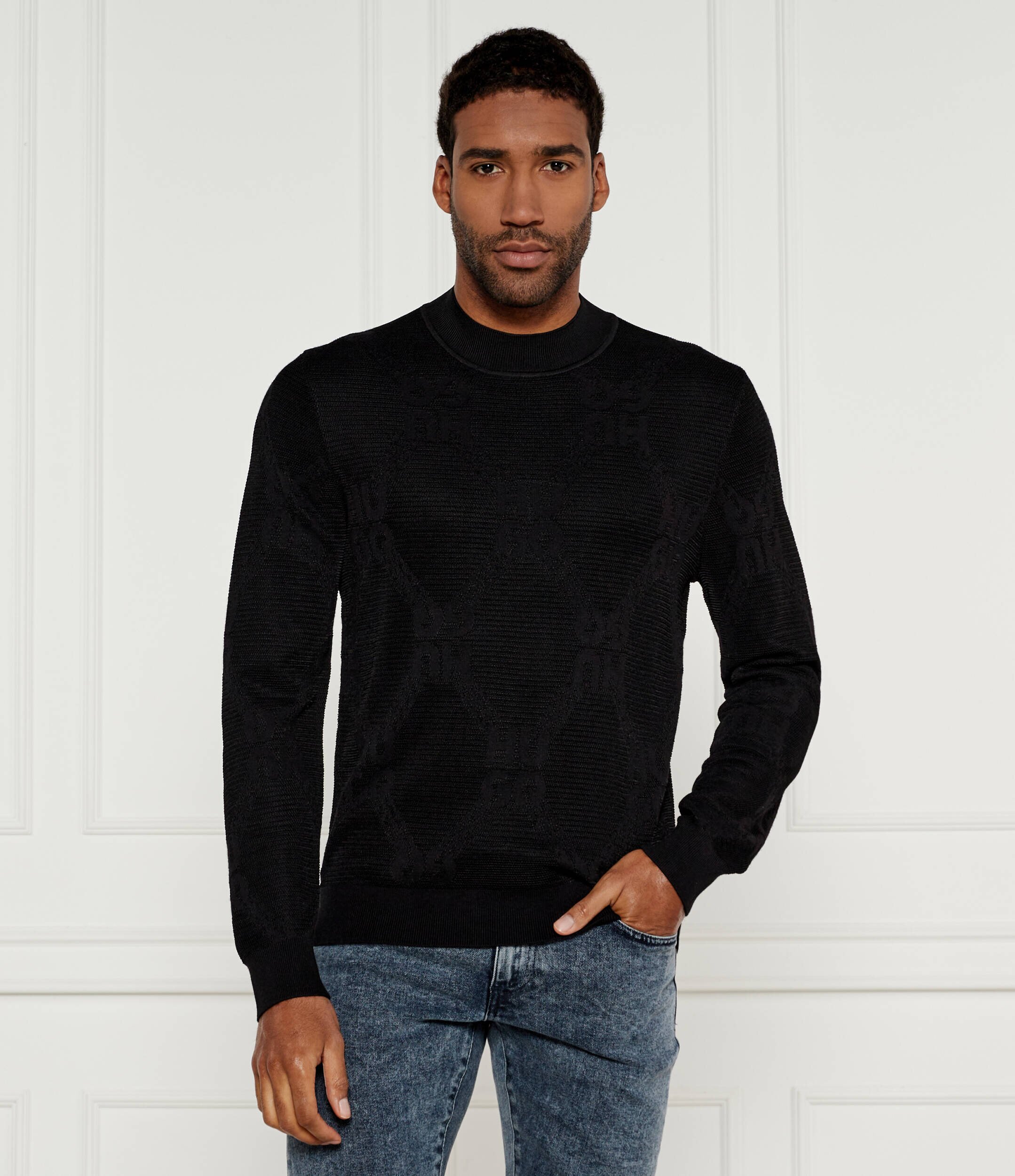 Hugo Pulover Sylor | Regular Fit cu adaos de lână