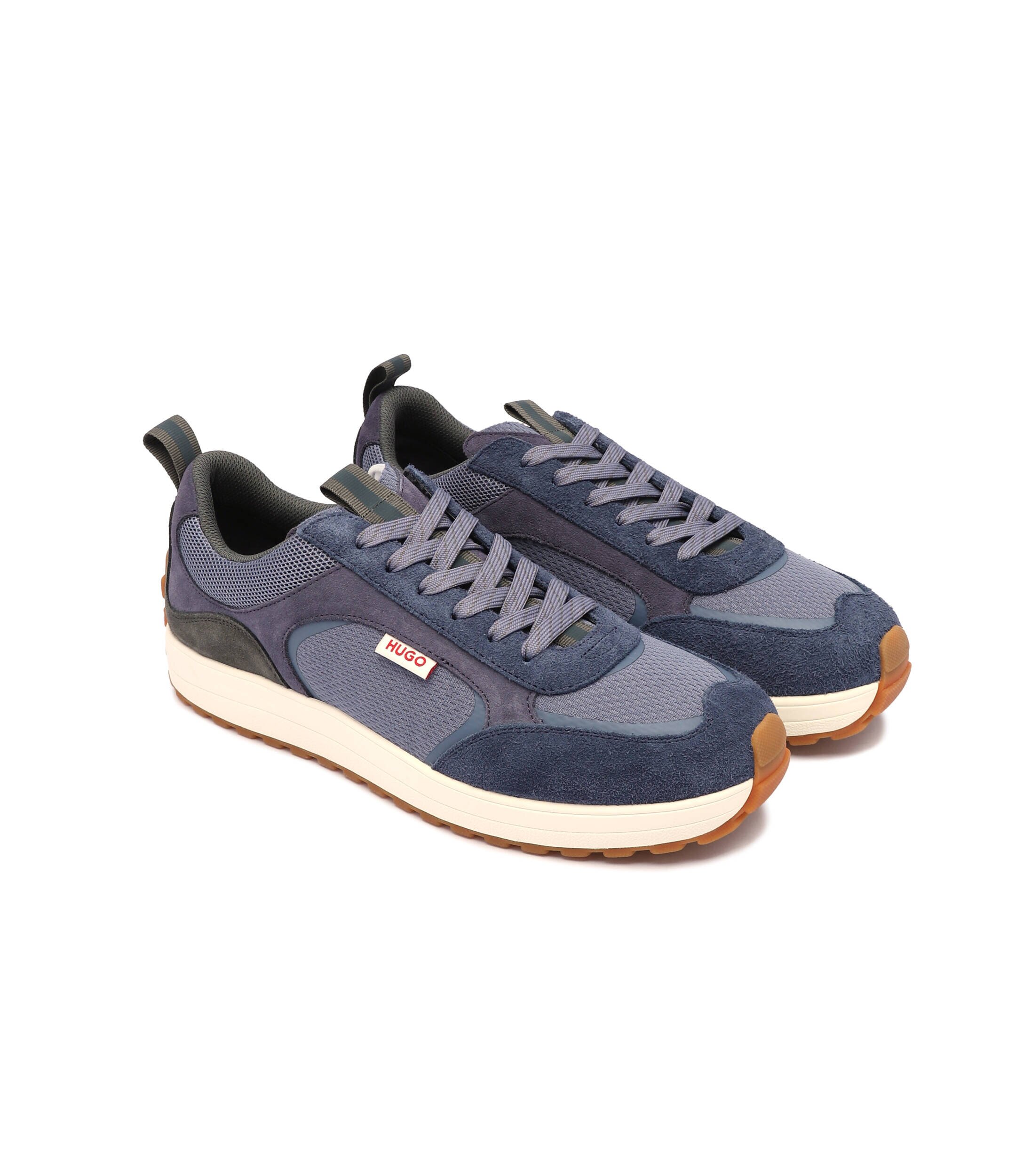 Hugo Sneakers Cilan_Tenn_mesd cu adaos de piele