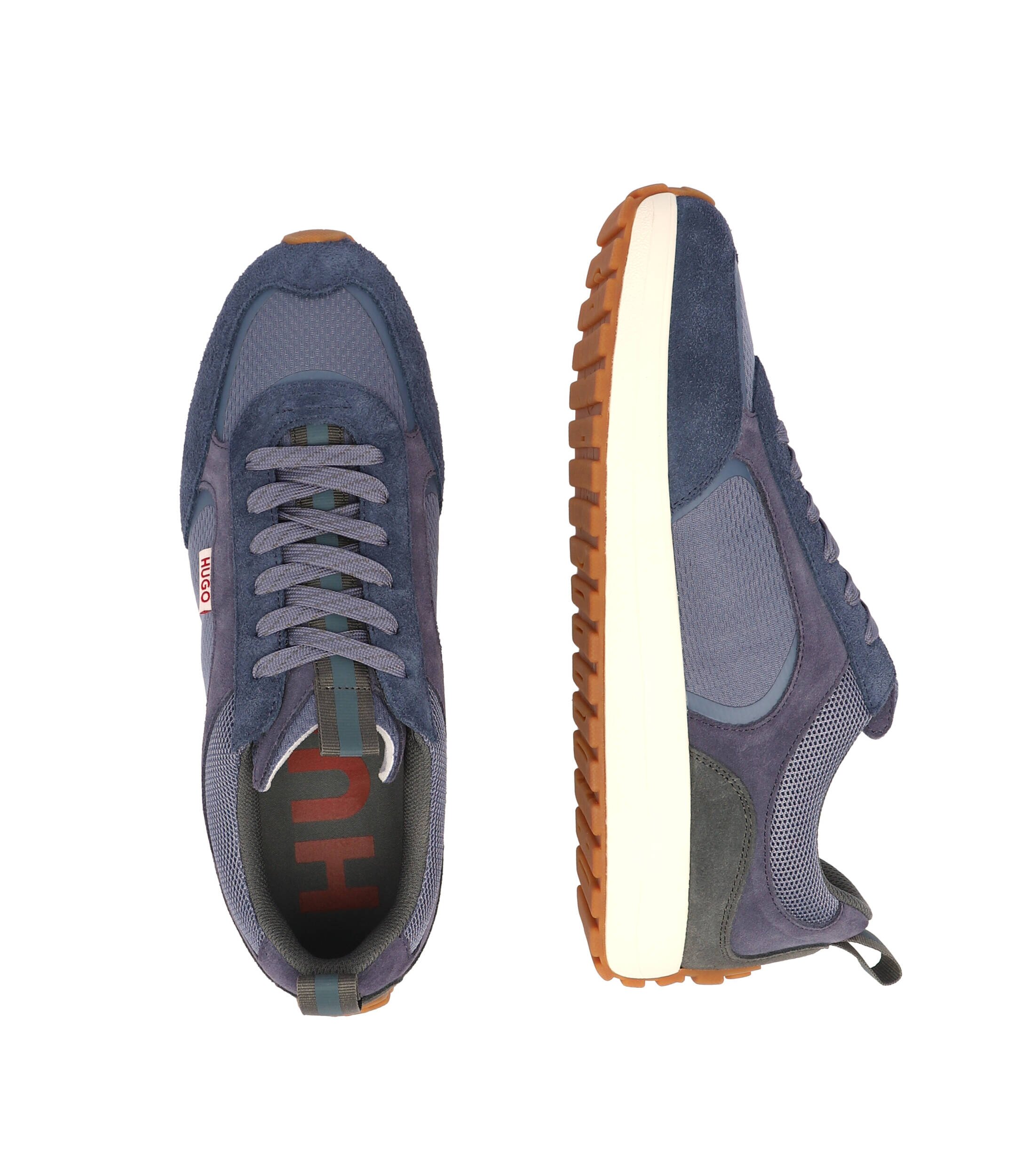 Hugo Sneakers Cilan_Tenn_mesd cu adaos de piele