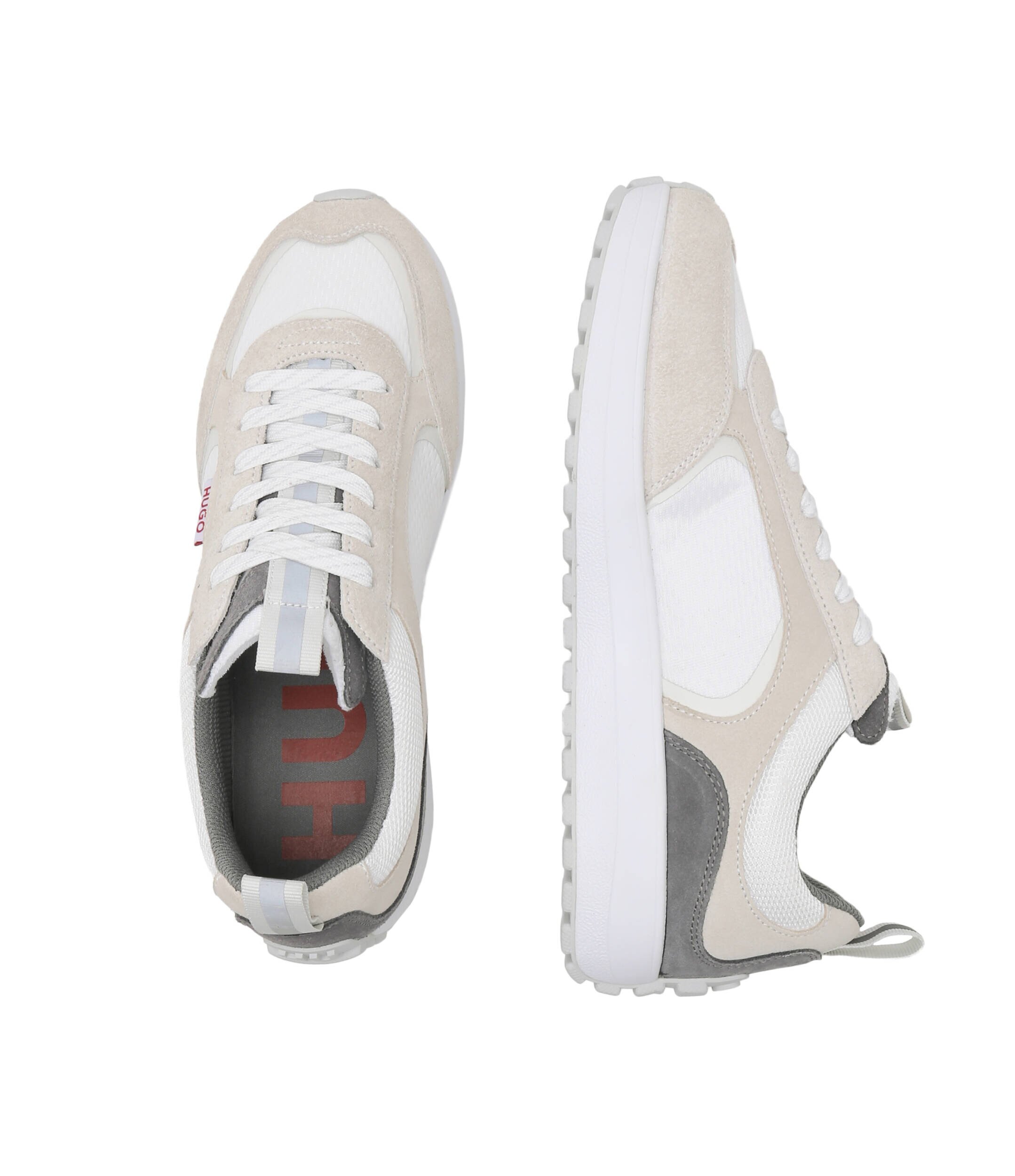 Hugo Sneakers Cilan_Tenn_mesd cu adaos de piele