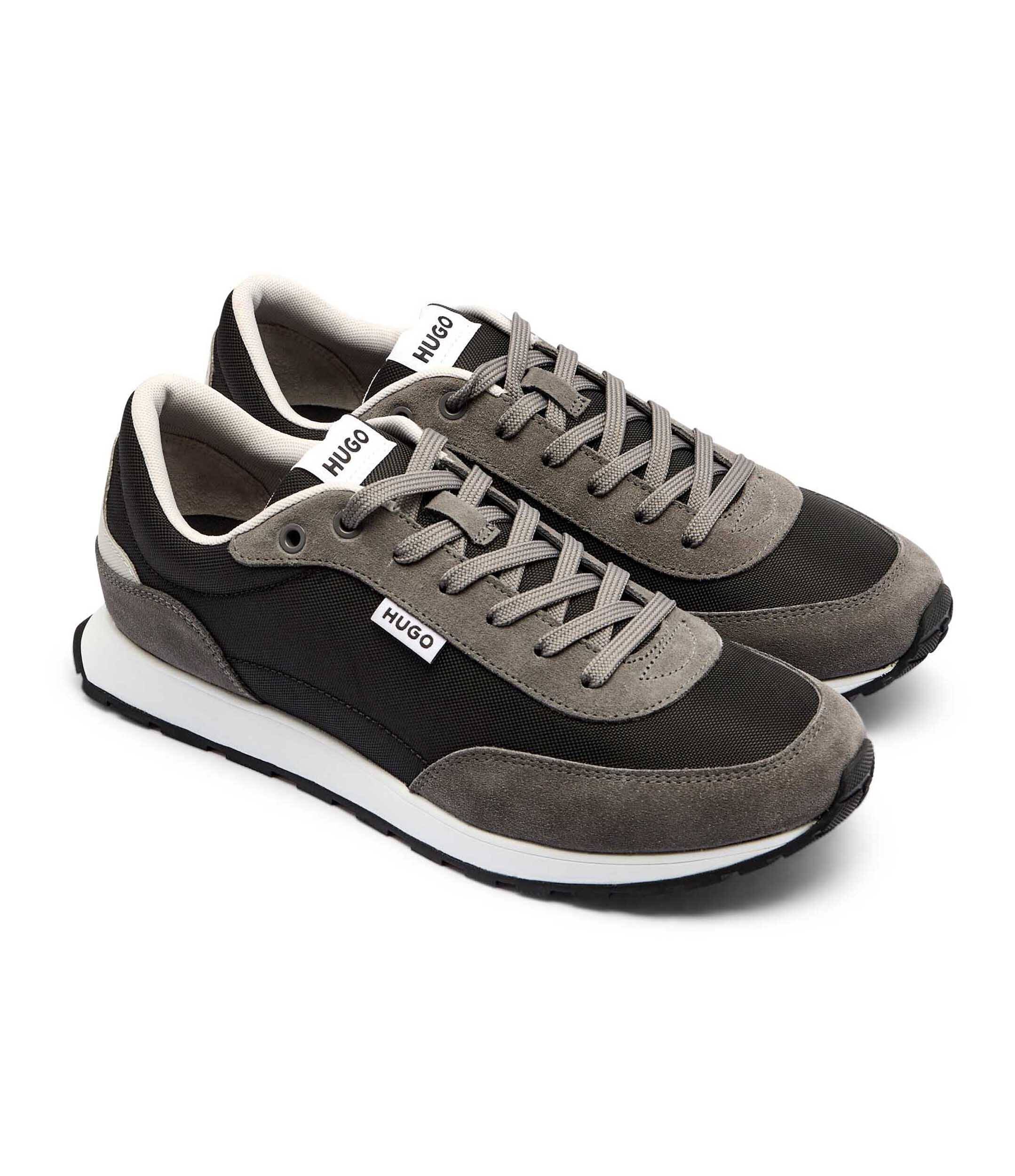 Hugo Sneakers Icelin_Runn_rnsd cu adaos de piele