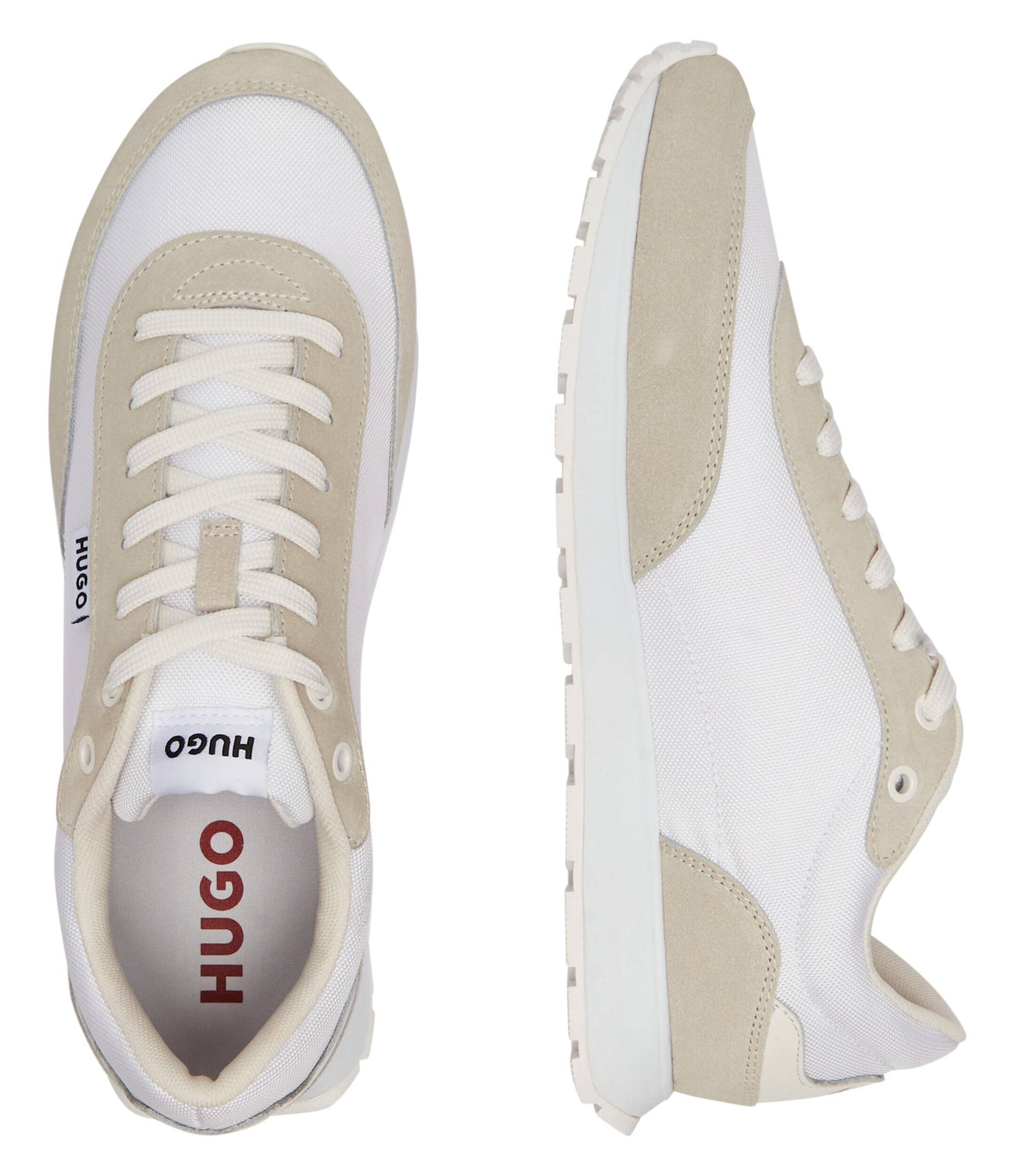 Hugo Sneakers Icelin_Runn_rnsd cu adaos de piele