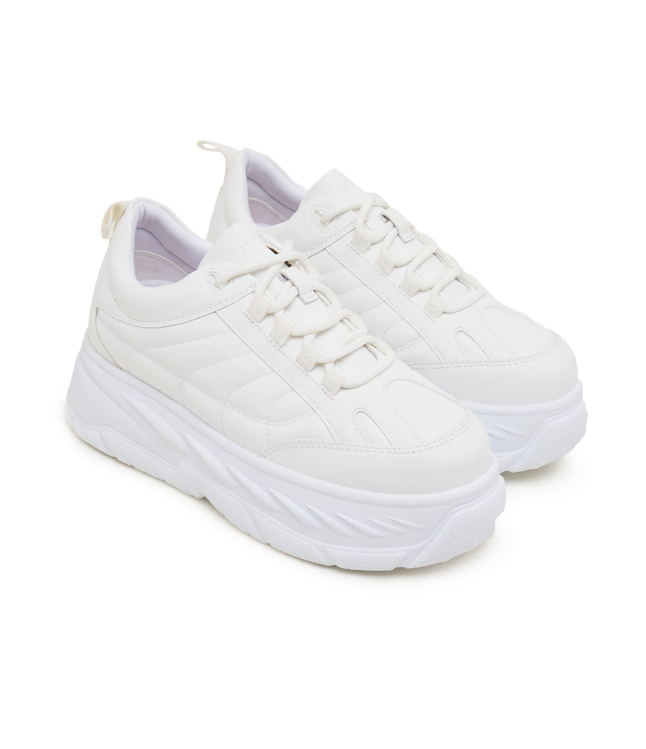 Hugo Sneakers Jodene cu adaos de piele