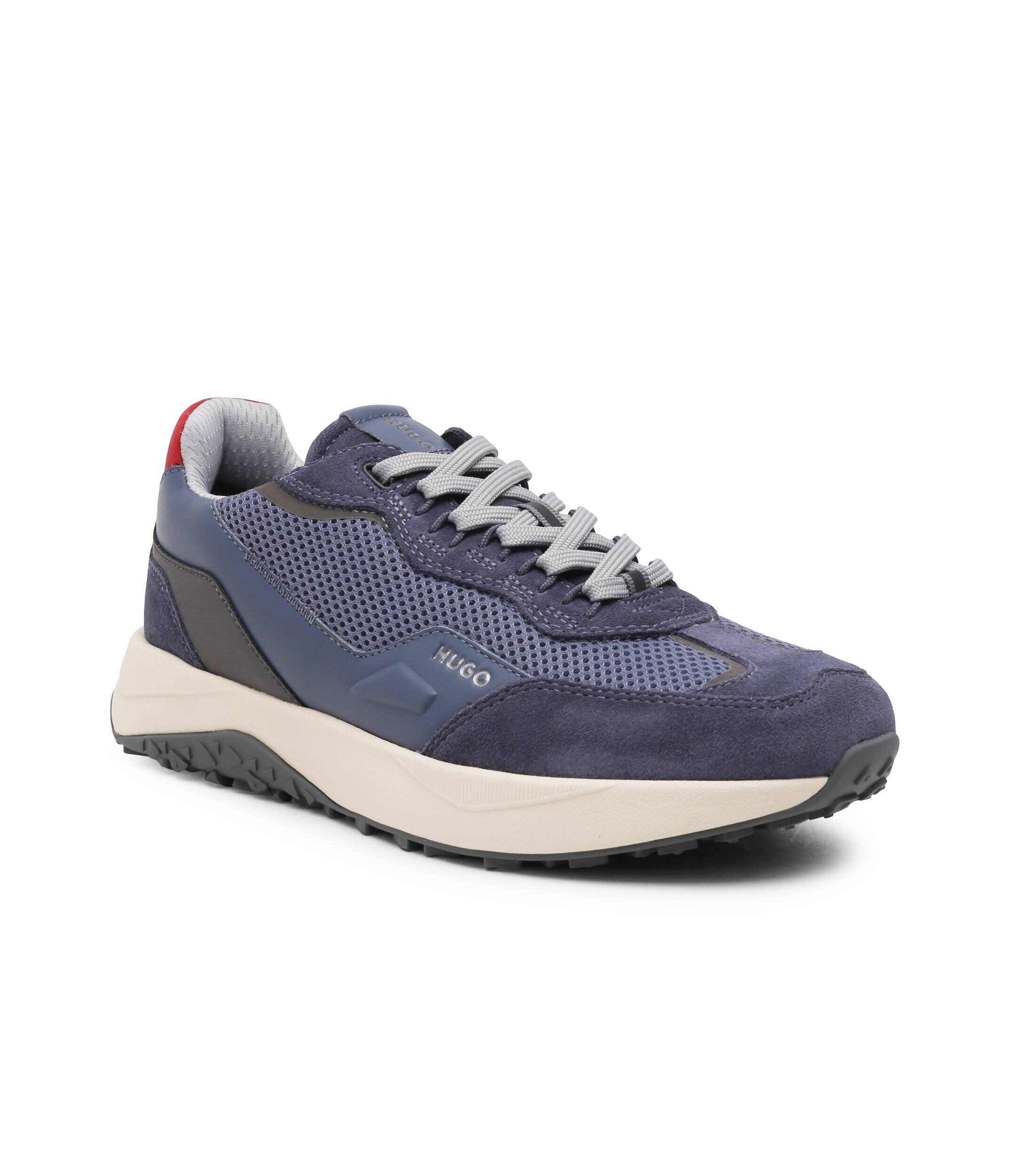 Hugo Sneakers Kane cu adaos de piele