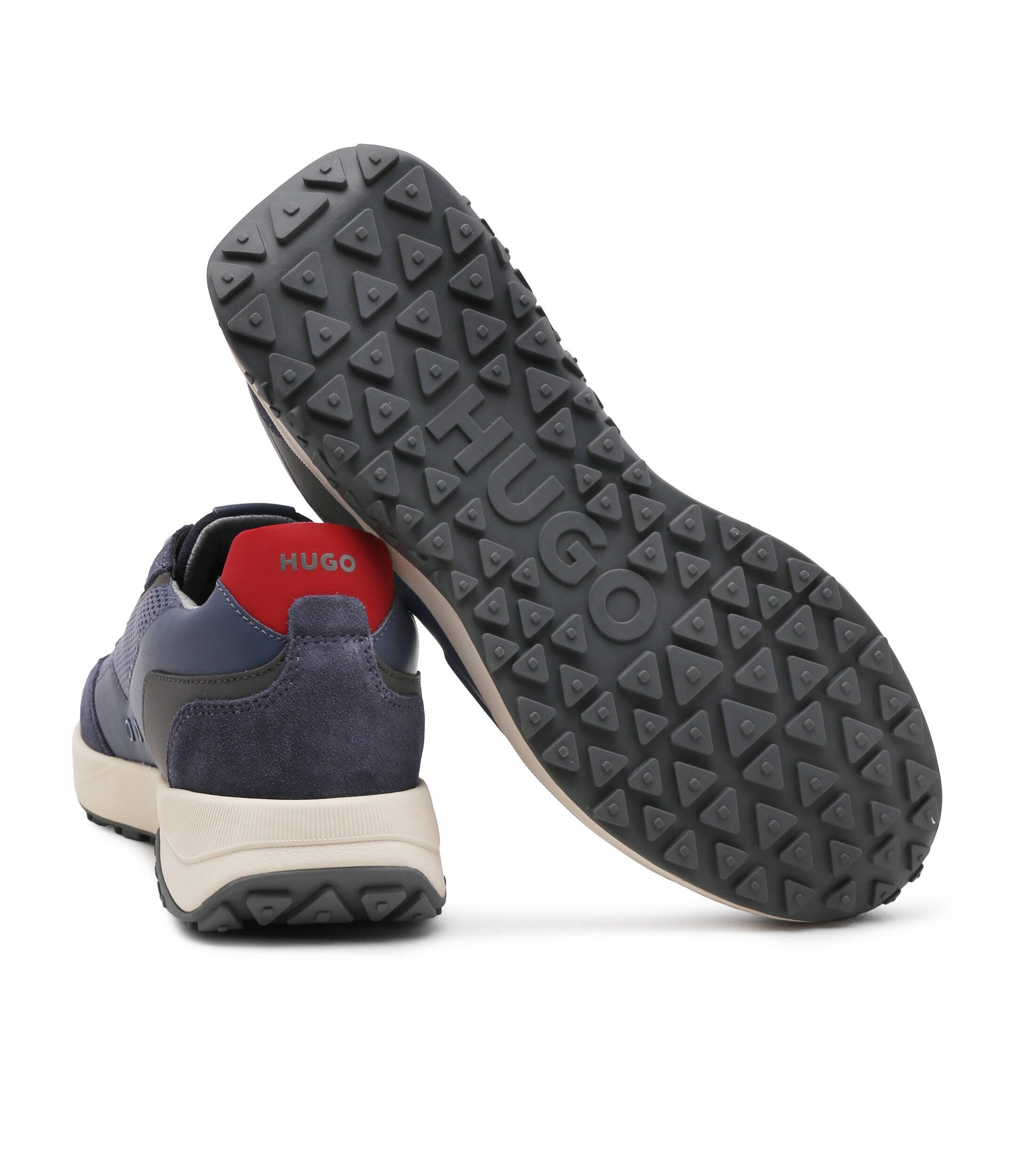 Hugo Sneakers Kane cu adaos de piele