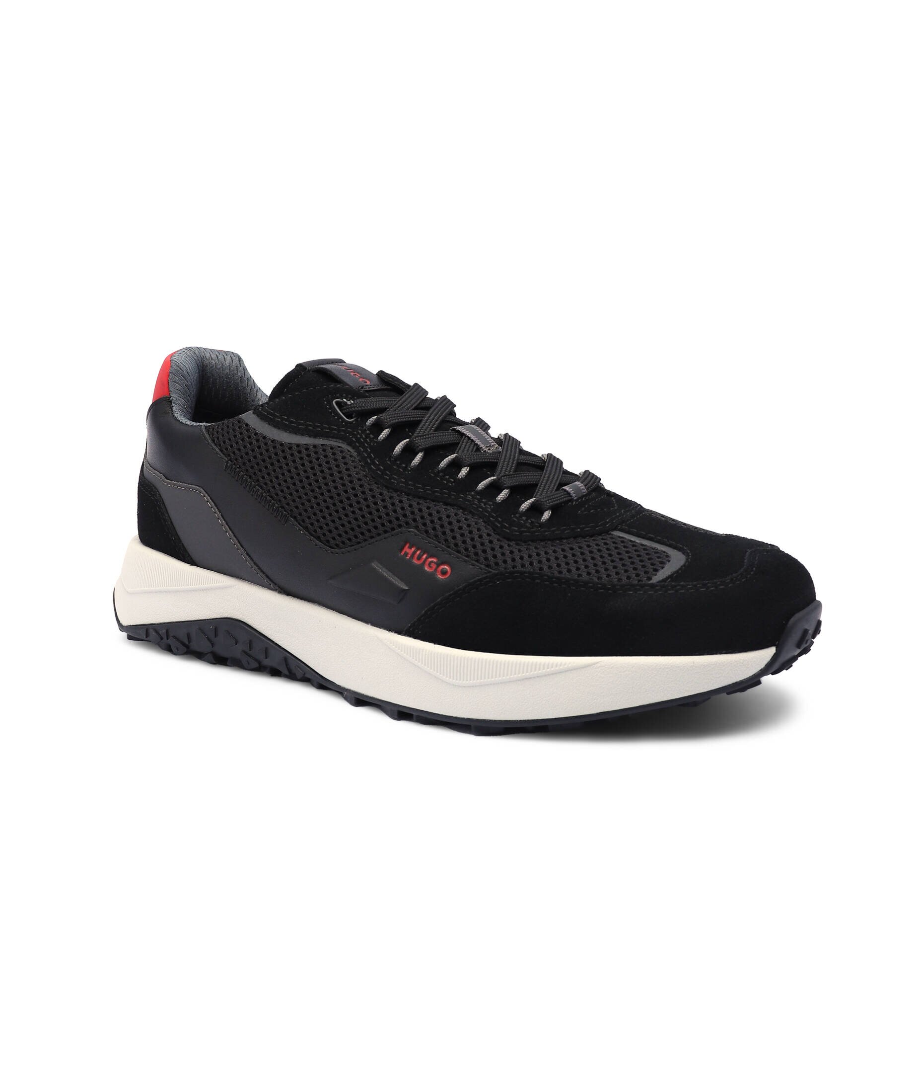 Hugo Sneakers Kane cu adaos de piele