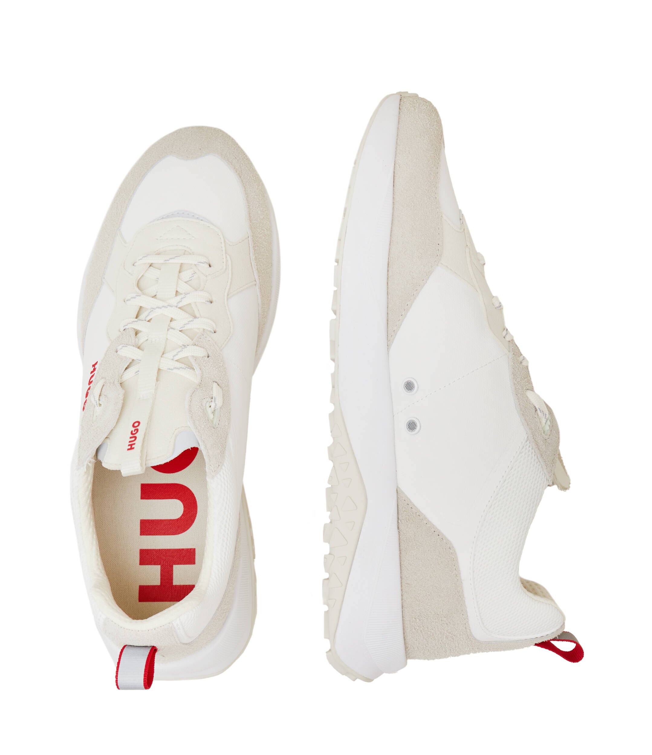 Hugo Sneakers Kane_Runn_cdcv cu adaos de piele