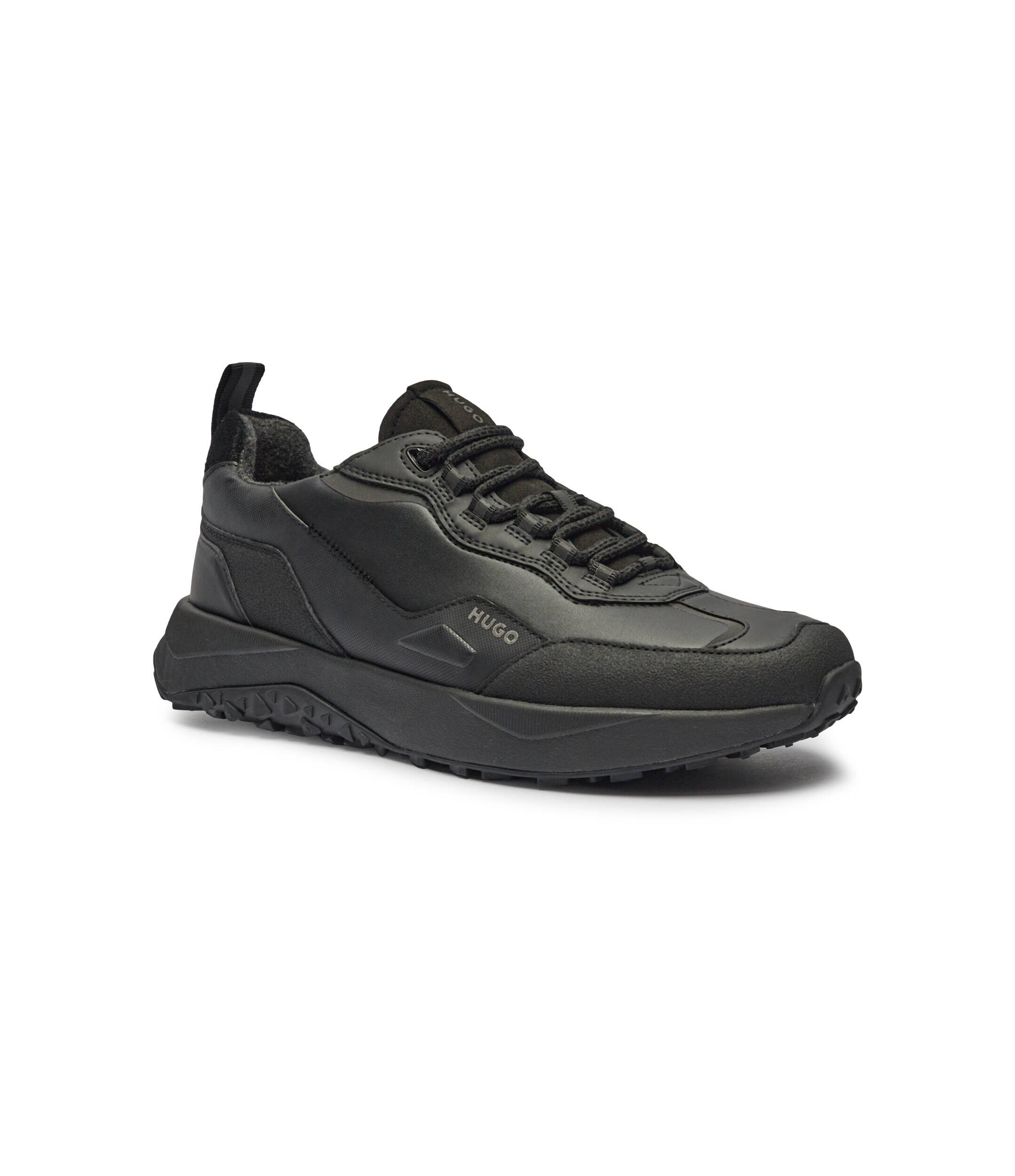 Hugo Sneakers Kane_Runn cu adaos de piele
