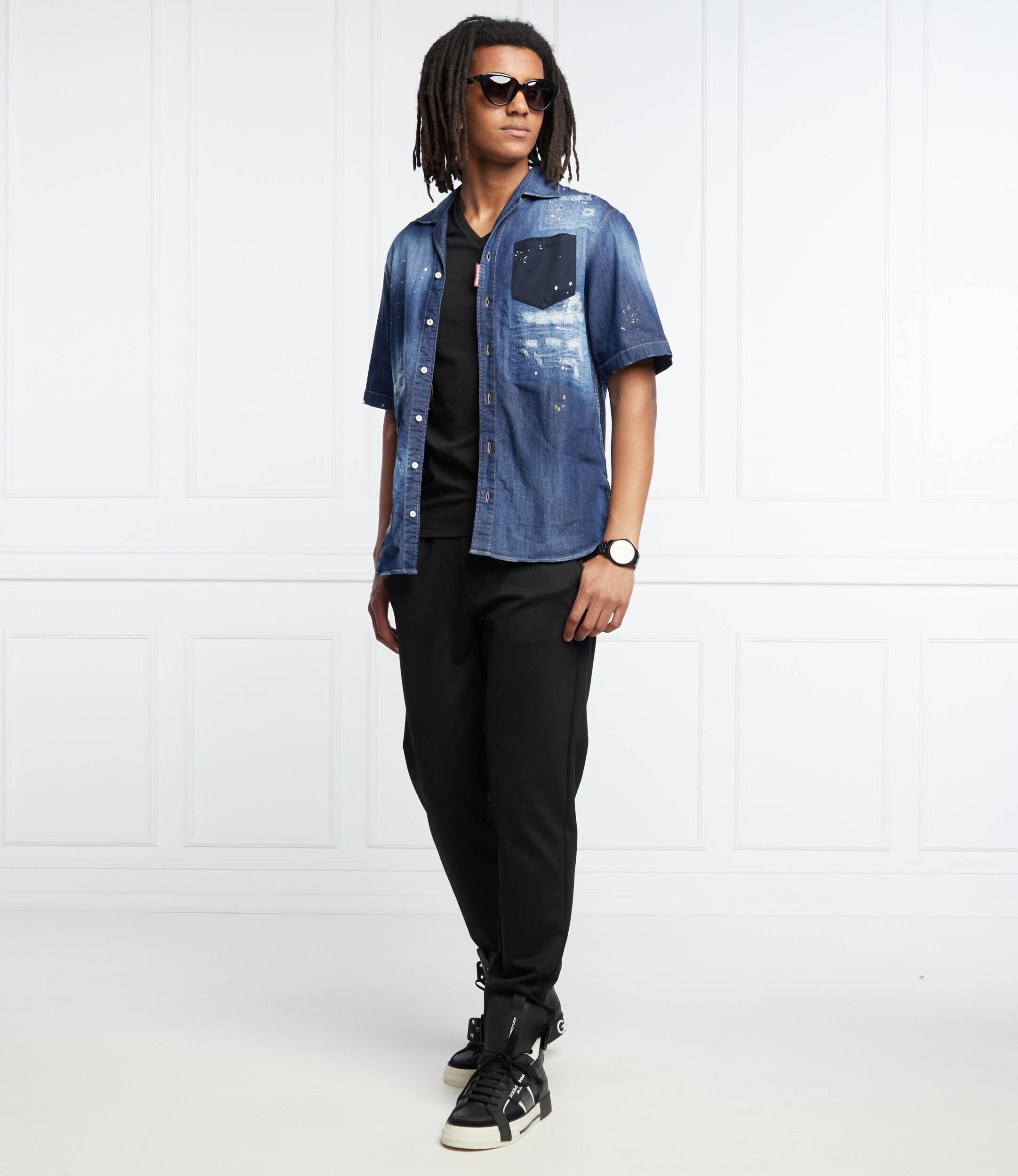 Hugo Tricou 2-pack -V | Slim Fit
