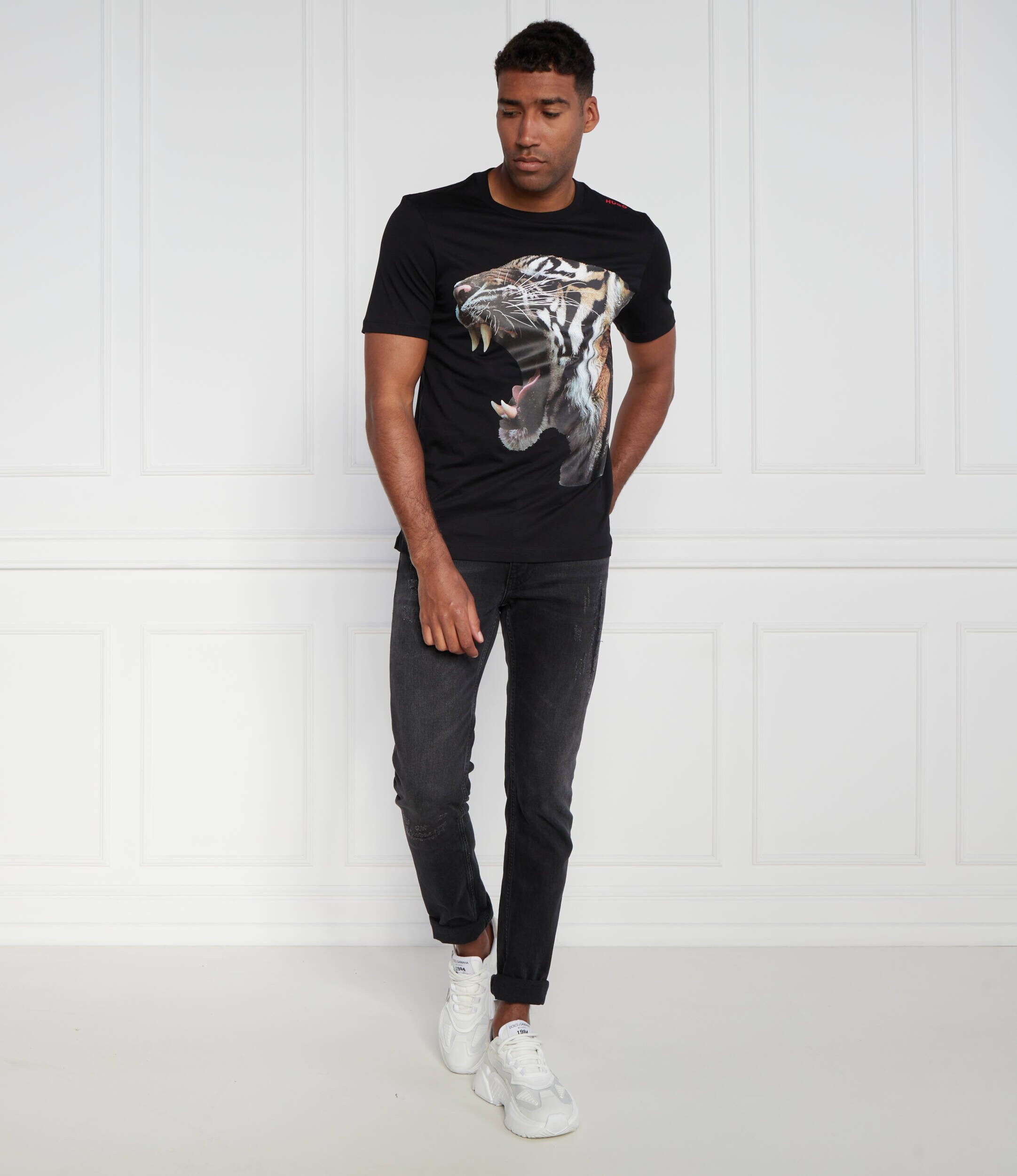 Hugo Tricou Digre 10233396 01 | Regular Fit