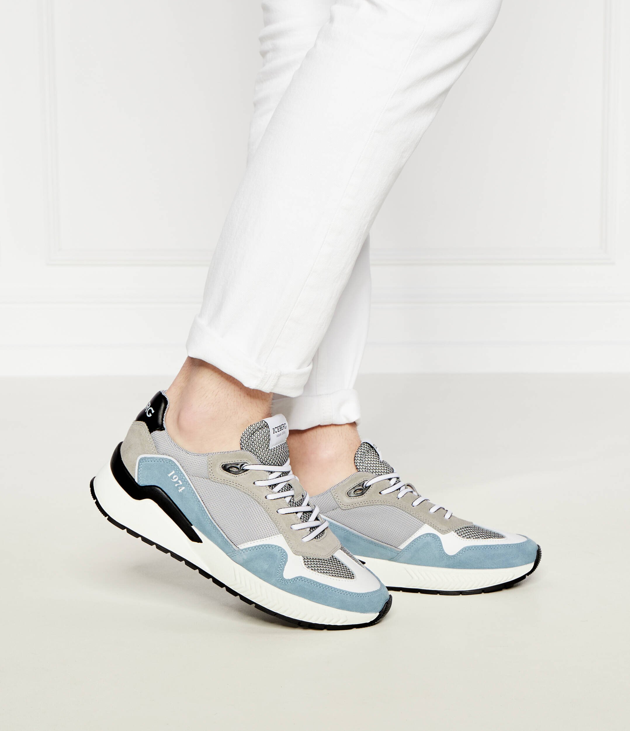 Iceberg De piele sneakers COMB.ECLIPSE