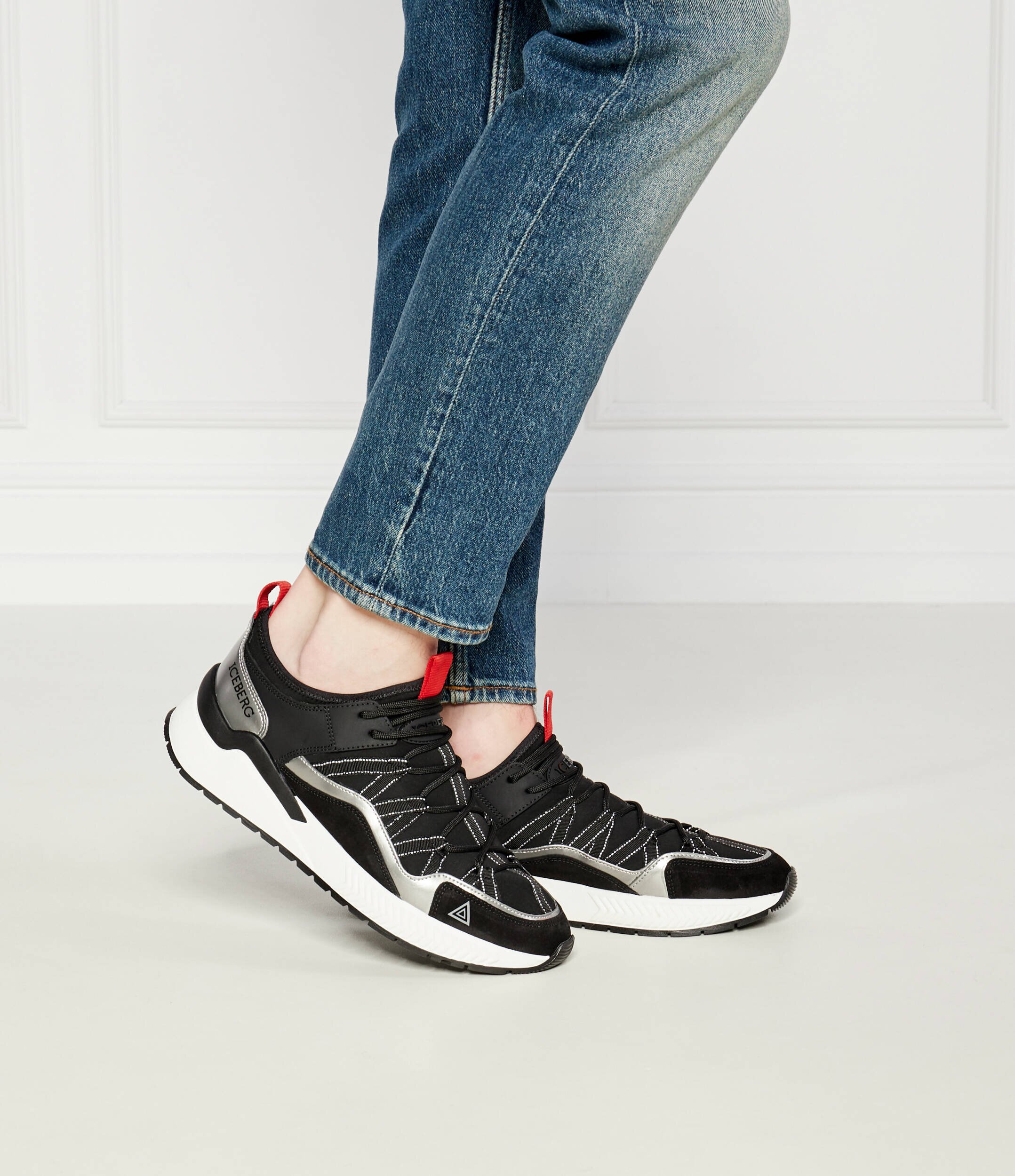 Iceberg De piele sneakers COMB.SPACE