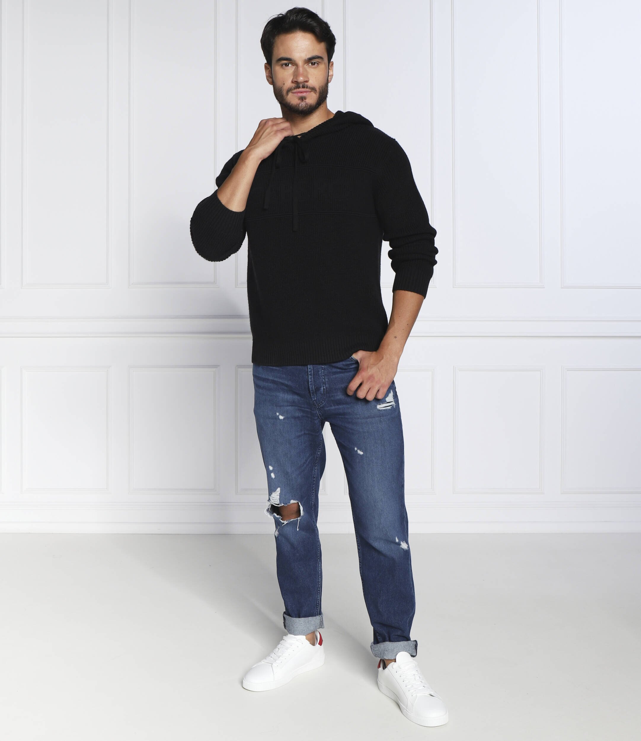 Iceberg Pulover | Regular Fit cu adaos de lână