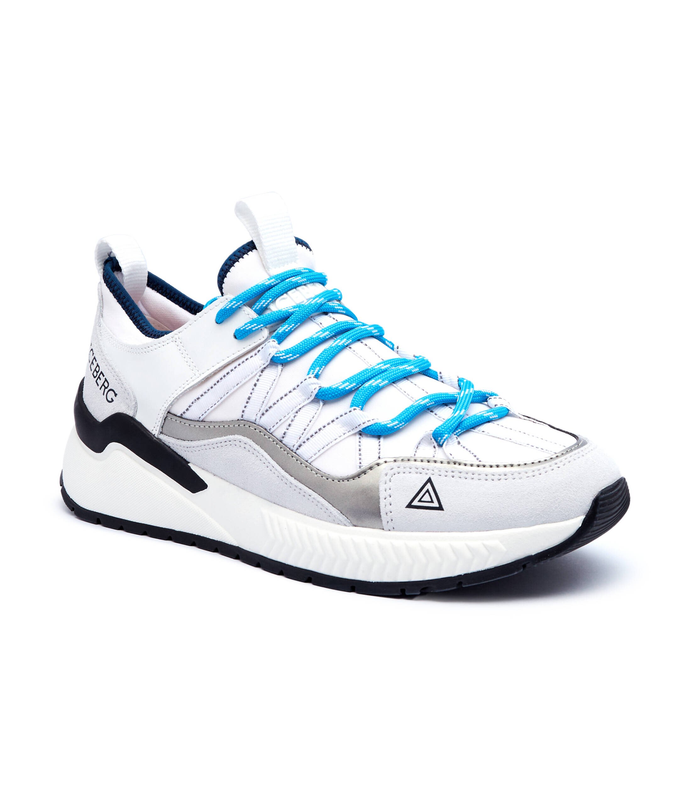 Iceberg Skórzane sneakers COMB.SNOW