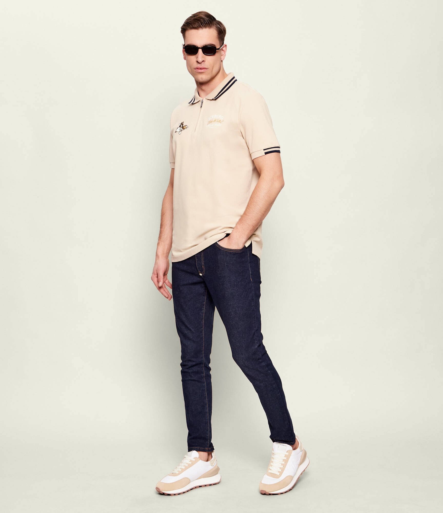 Iceberg Sneakers UOMO 22E | piele întoarsă
