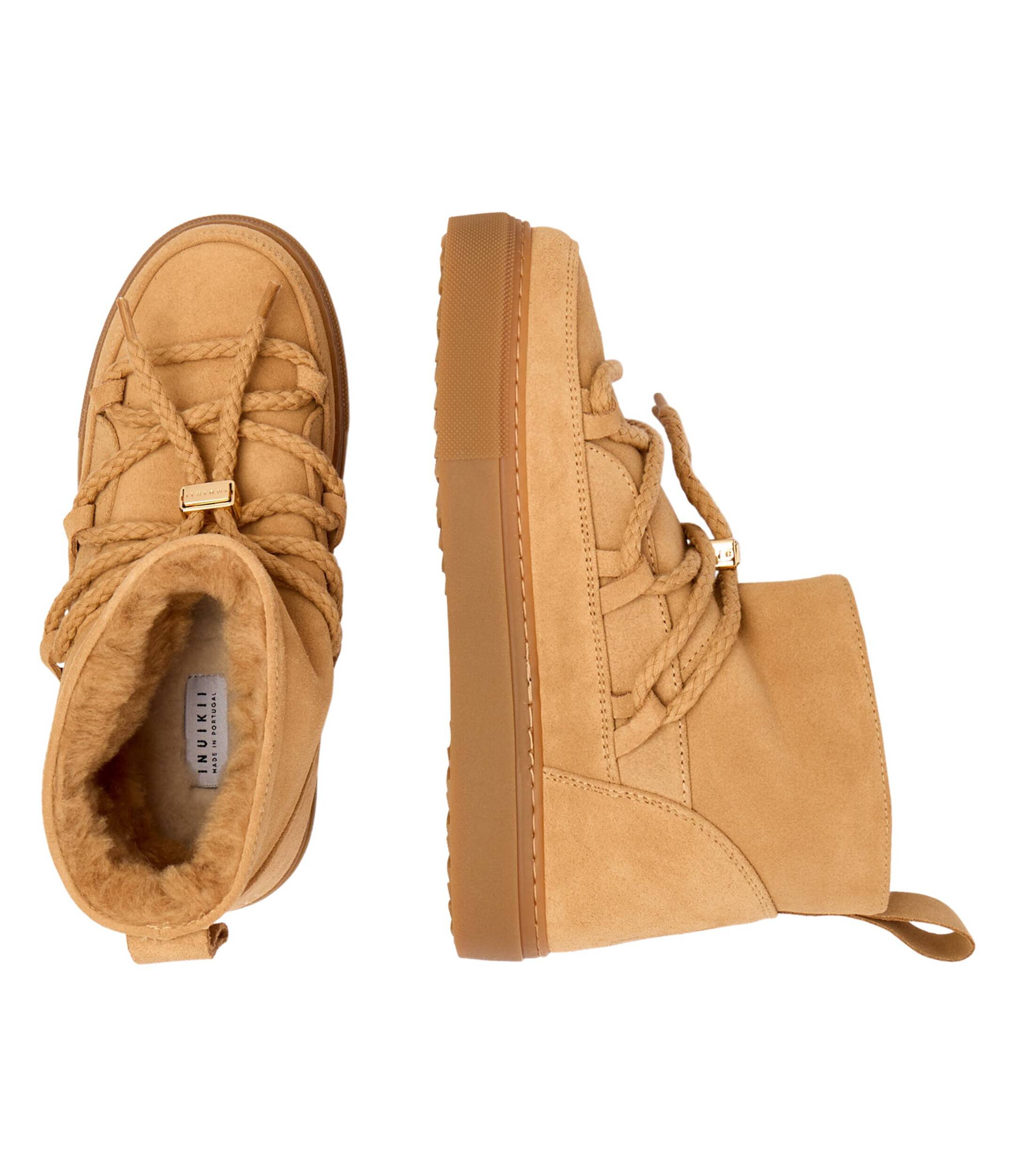 Inuikii Bocanci Classic Low | piele întoarsă | lână