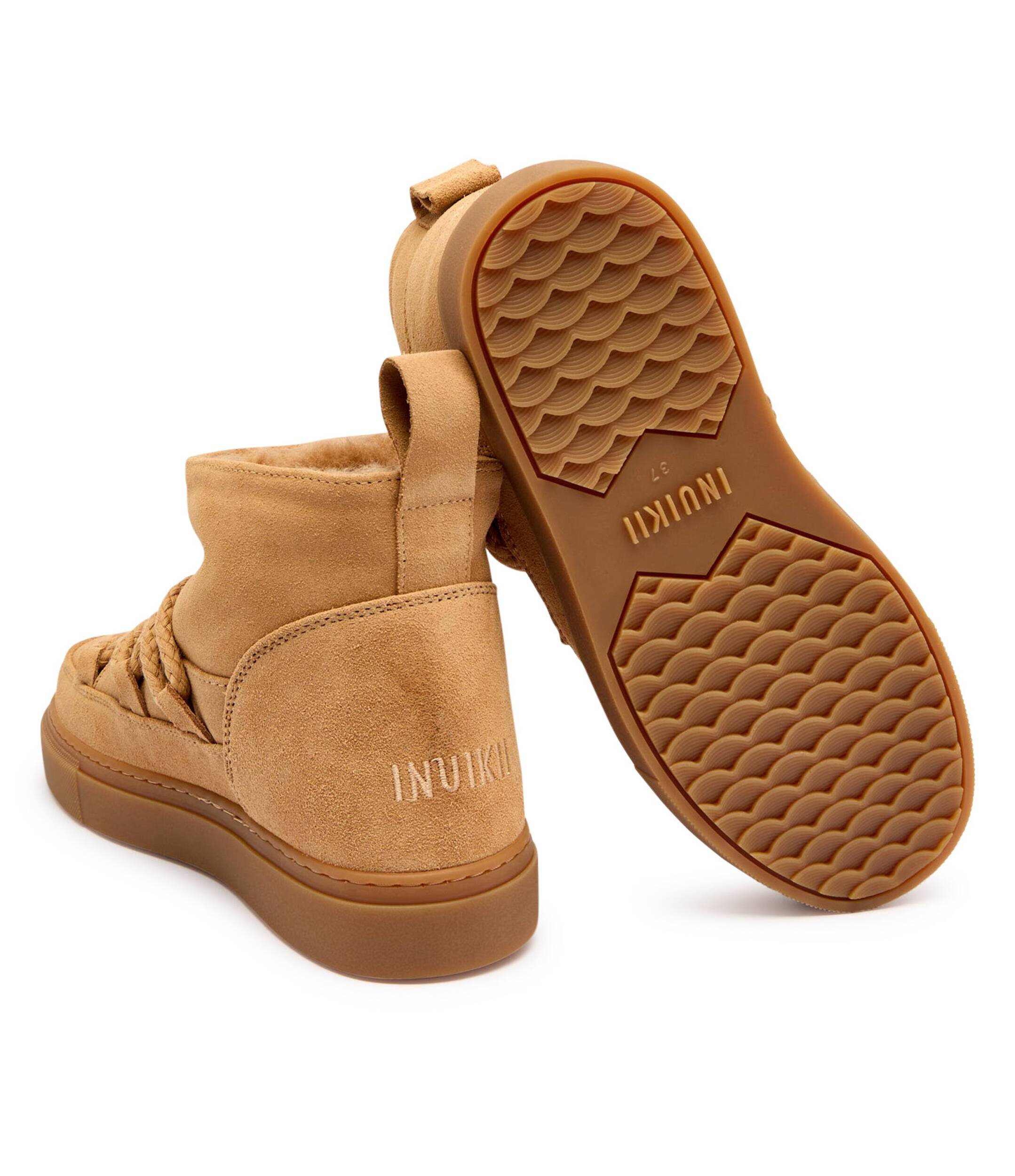 Inuikii Bocanci Classic Low | piele întoarsă | lână