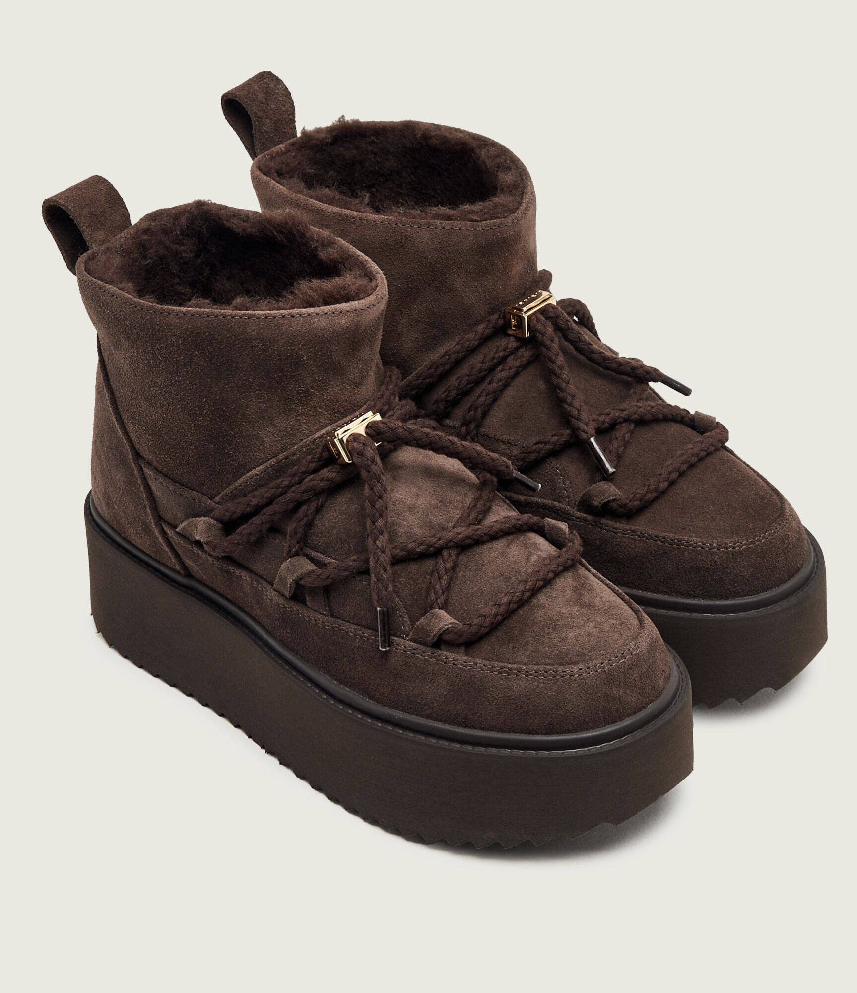 Inuikii Bocanci Classic Low Platform | piele întoarsă