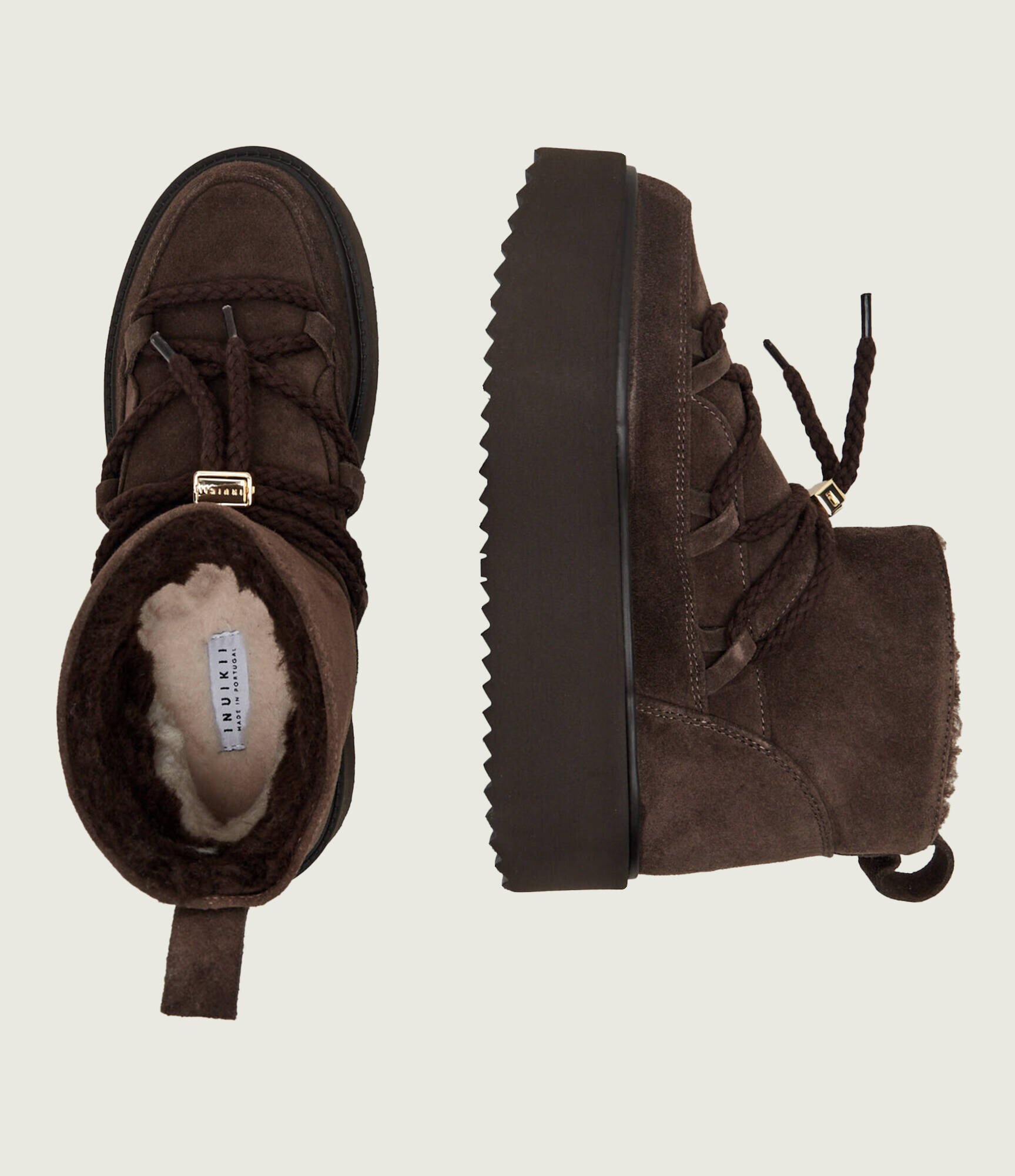 Inuikii Bocanci Classic Low Platform | piele întoarsă