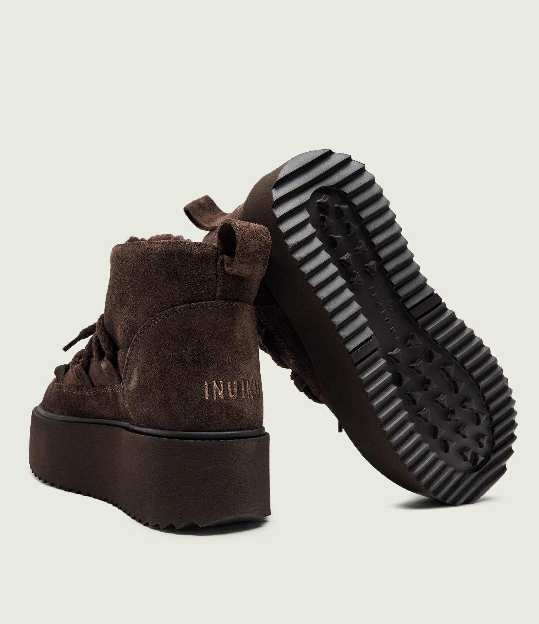 Inuikii Bocanci Classic Low Platform | piele întoarsă