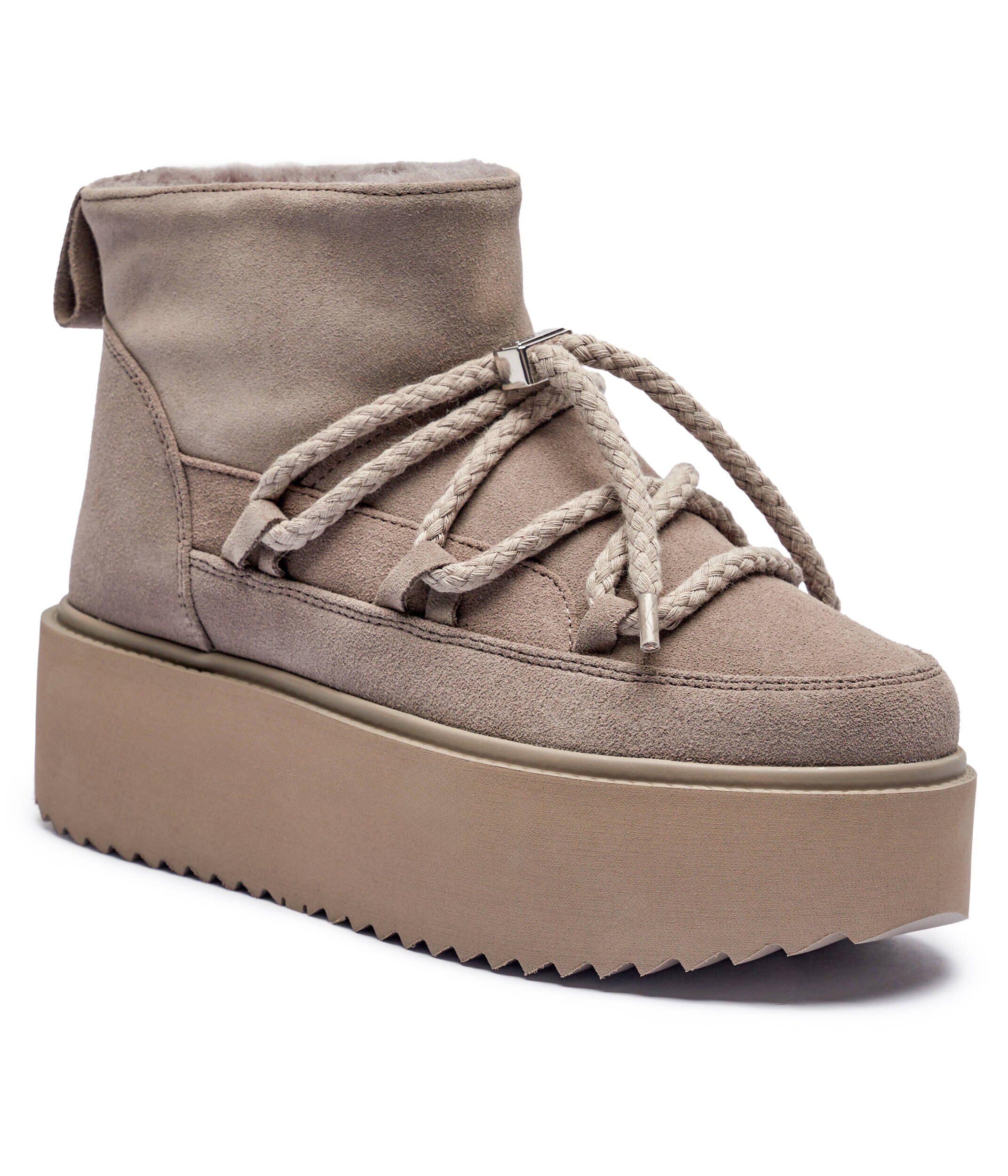 Inuikii Bocanci Classic Low Platform | piele întoarsă