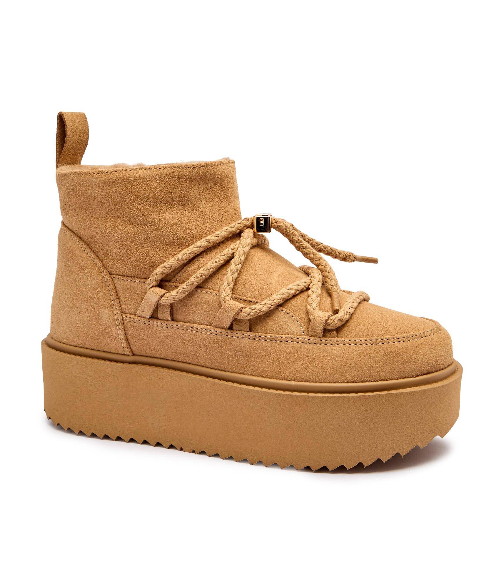 Inuikii Bocanci Classic Low Platform | piele întoarsă