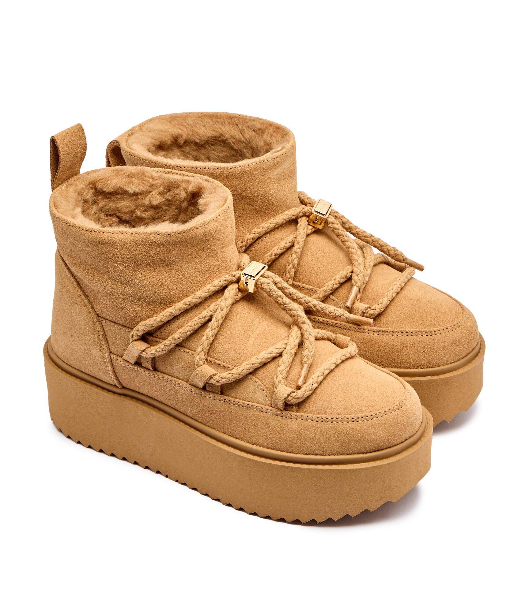 Inuikii Bocanci Classic Low Platform | piele întoarsă
