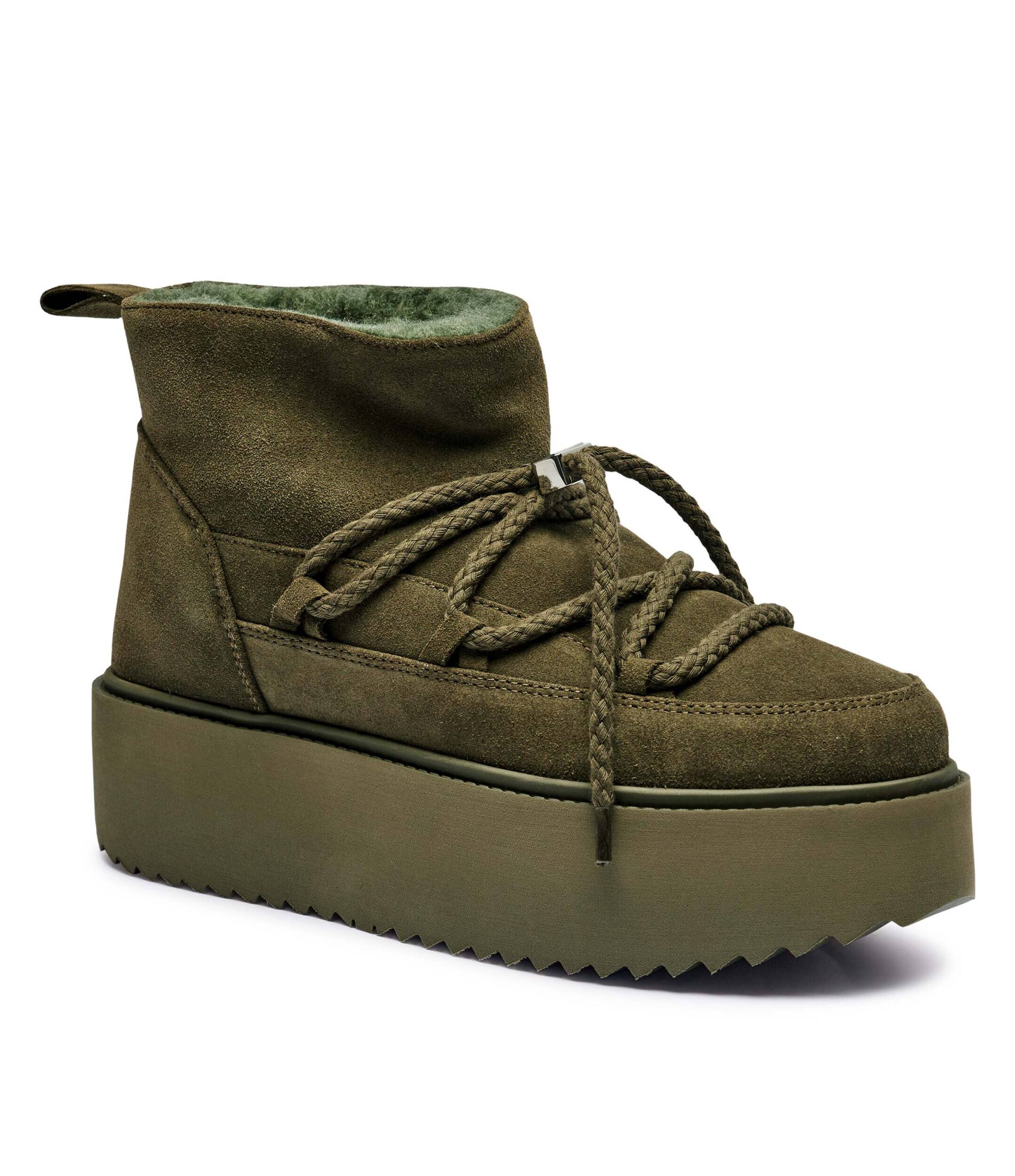 Inuikii Bocanci Classic Low Platform | piele întoarsă