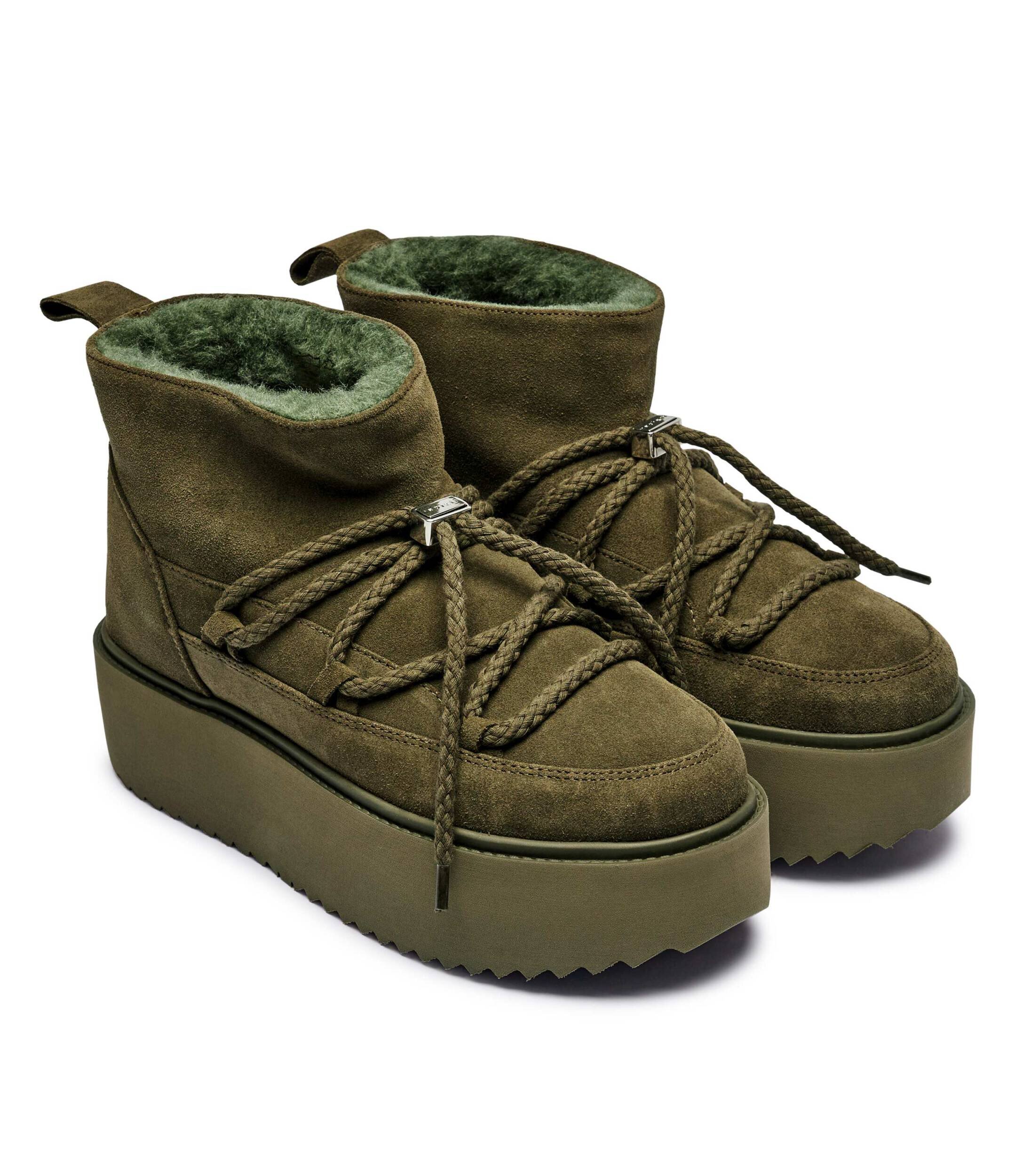 Inuikii Bocanci Classic Low Platform | piele întoarsă