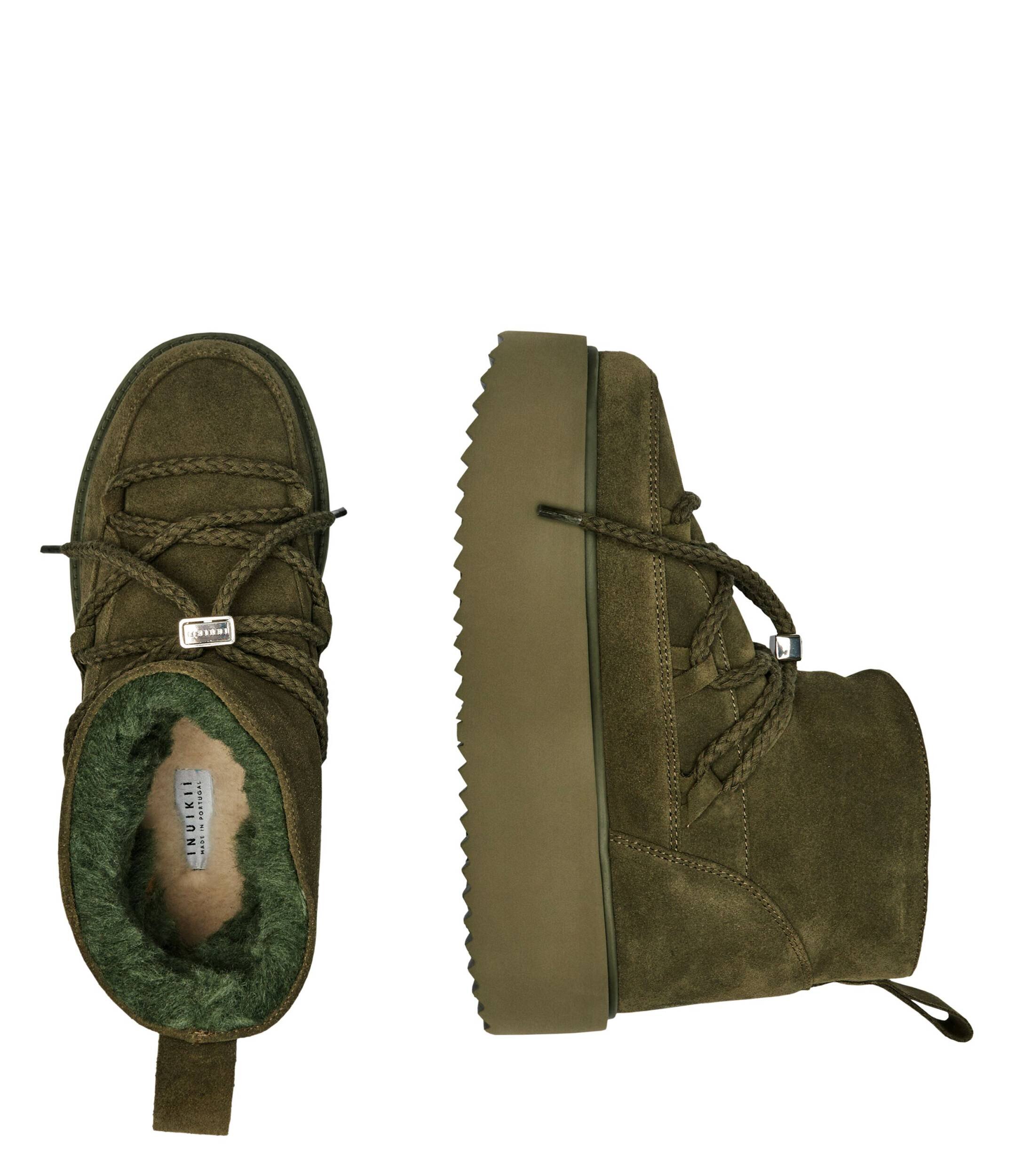 Inuikii Bocanci Classic Low Platform | piele întoarsă