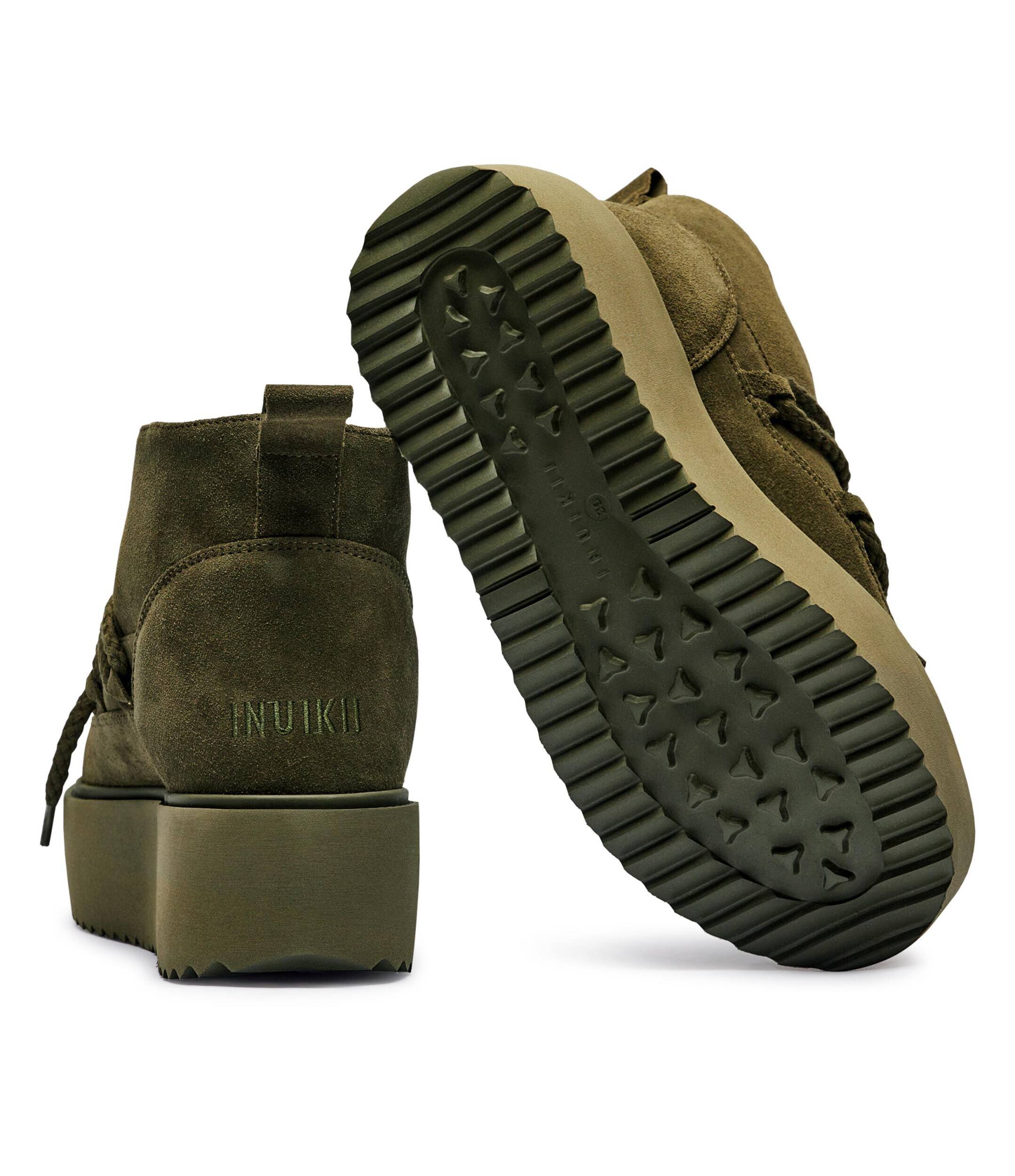 Inuikii Bocanci Classic Low Platform | piele întoarsă