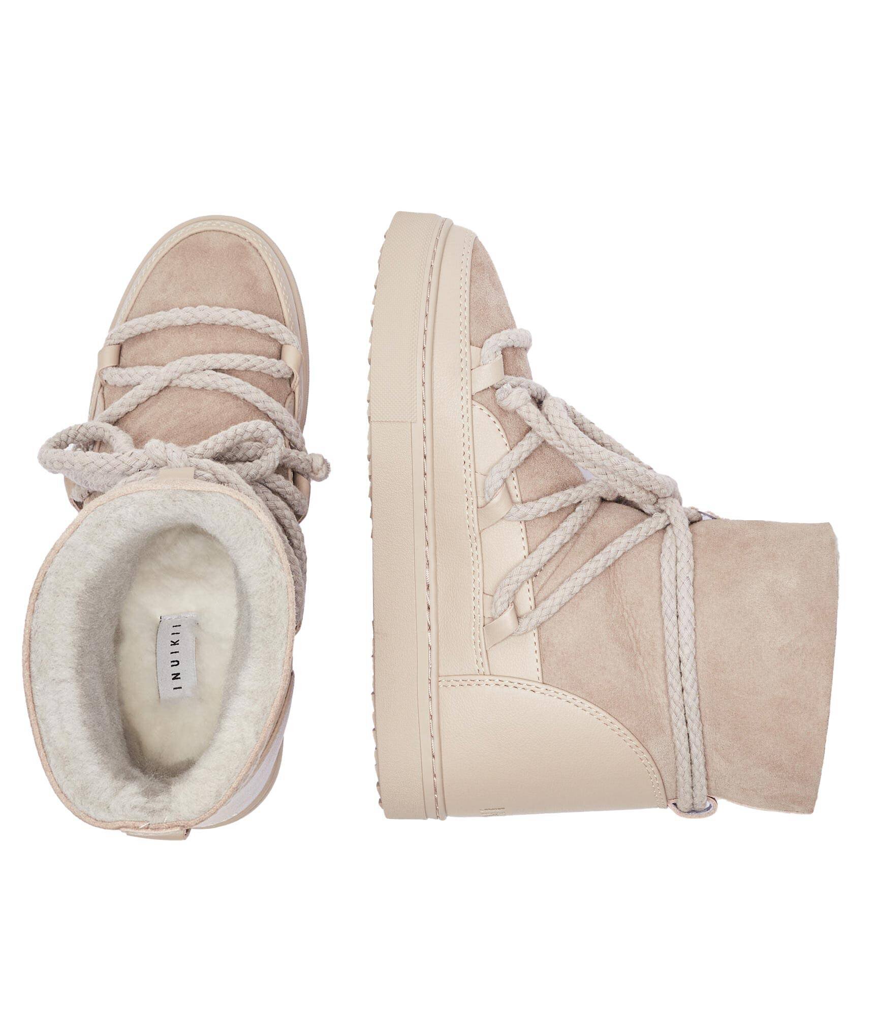 Inuikii Bocanci Classic Wedge | piele întoarsă | lână