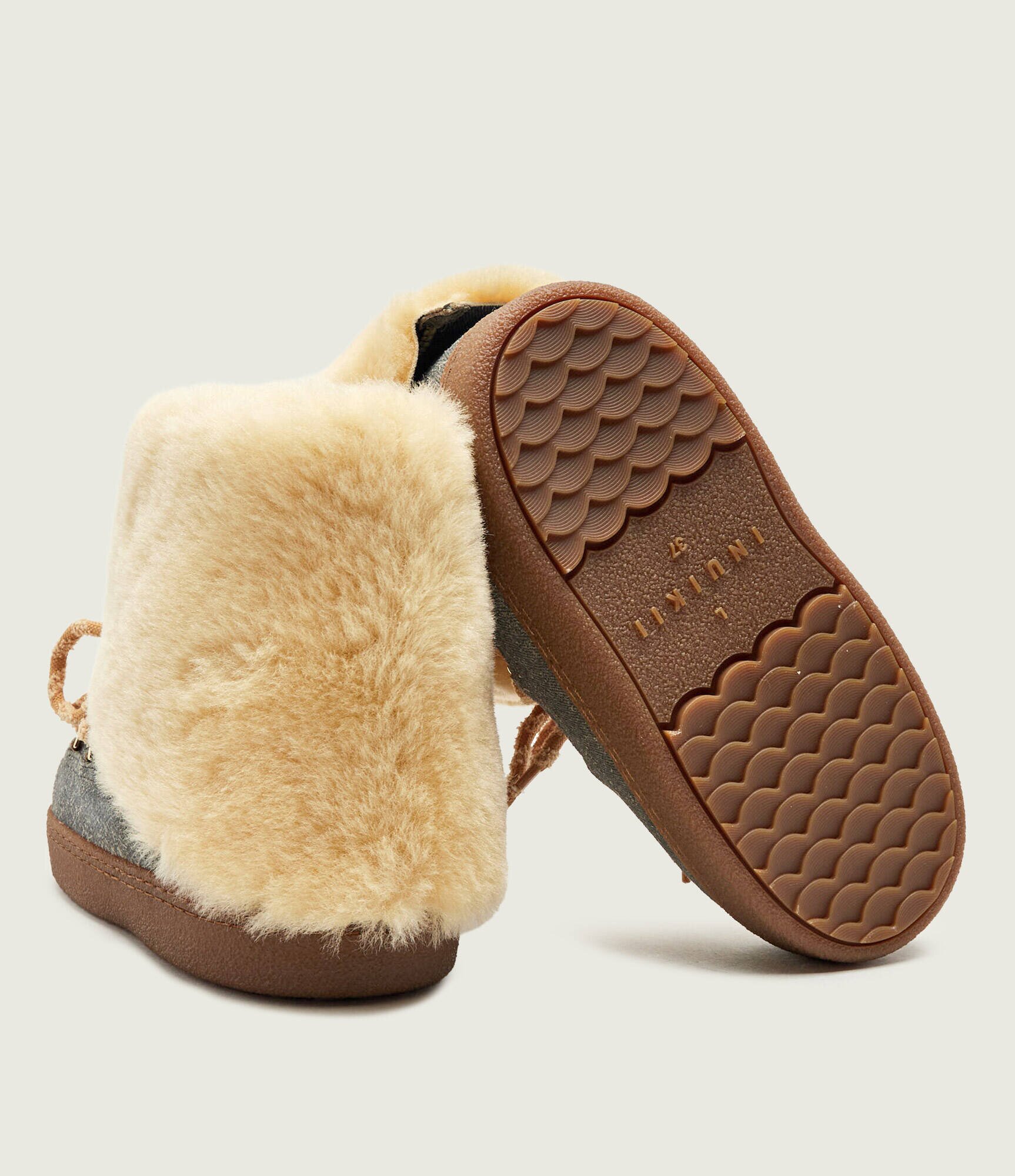 Inuikii Bocanci Distresses Jeans | shearling | zamsz | lână
